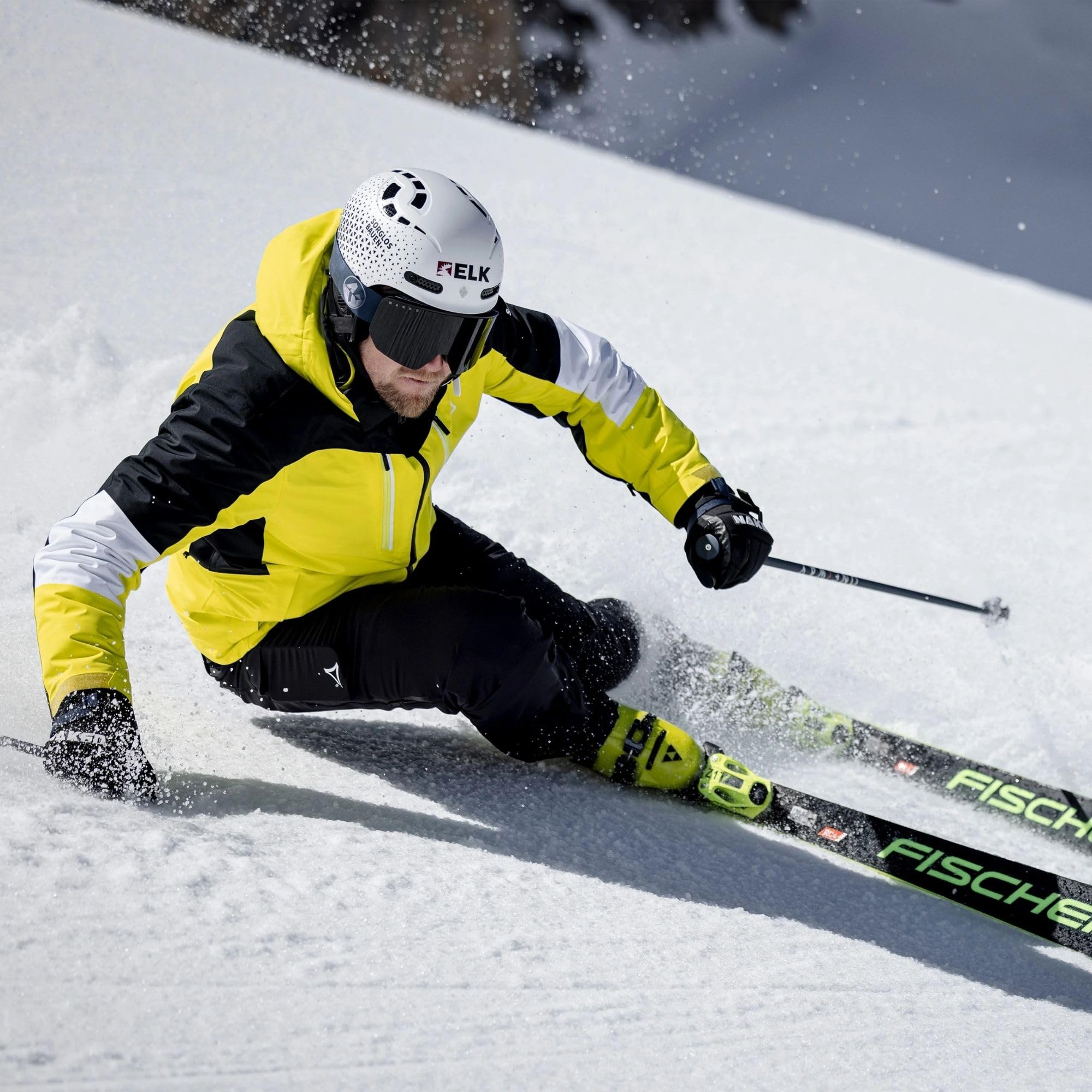 NAKED Optics The NOVA Gafas de Esquí para Hombres, Gafas de Esquí para Mujeres, Gafas de Snowboard (NOVA Moonlight, sin lente para mal tiempo)