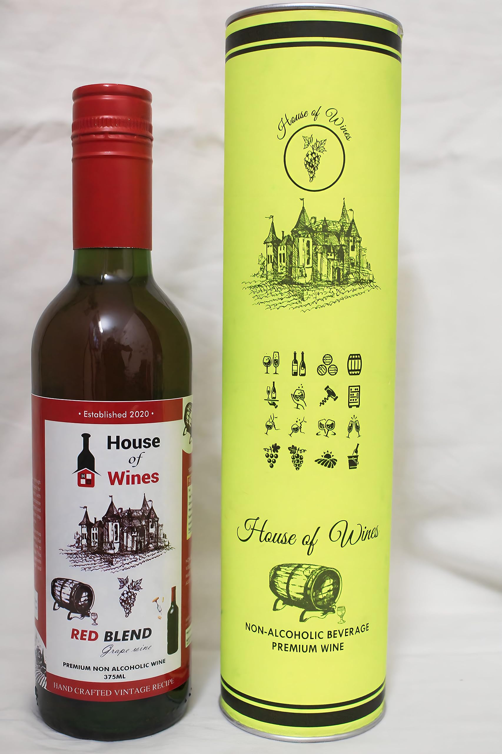 Non alcoholic wine | traditionally made | Grape | 375 ML