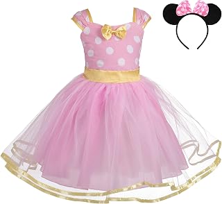 Lito Angels Toddler Girls Polka Dot Tulle Dress, 6 Months to 10