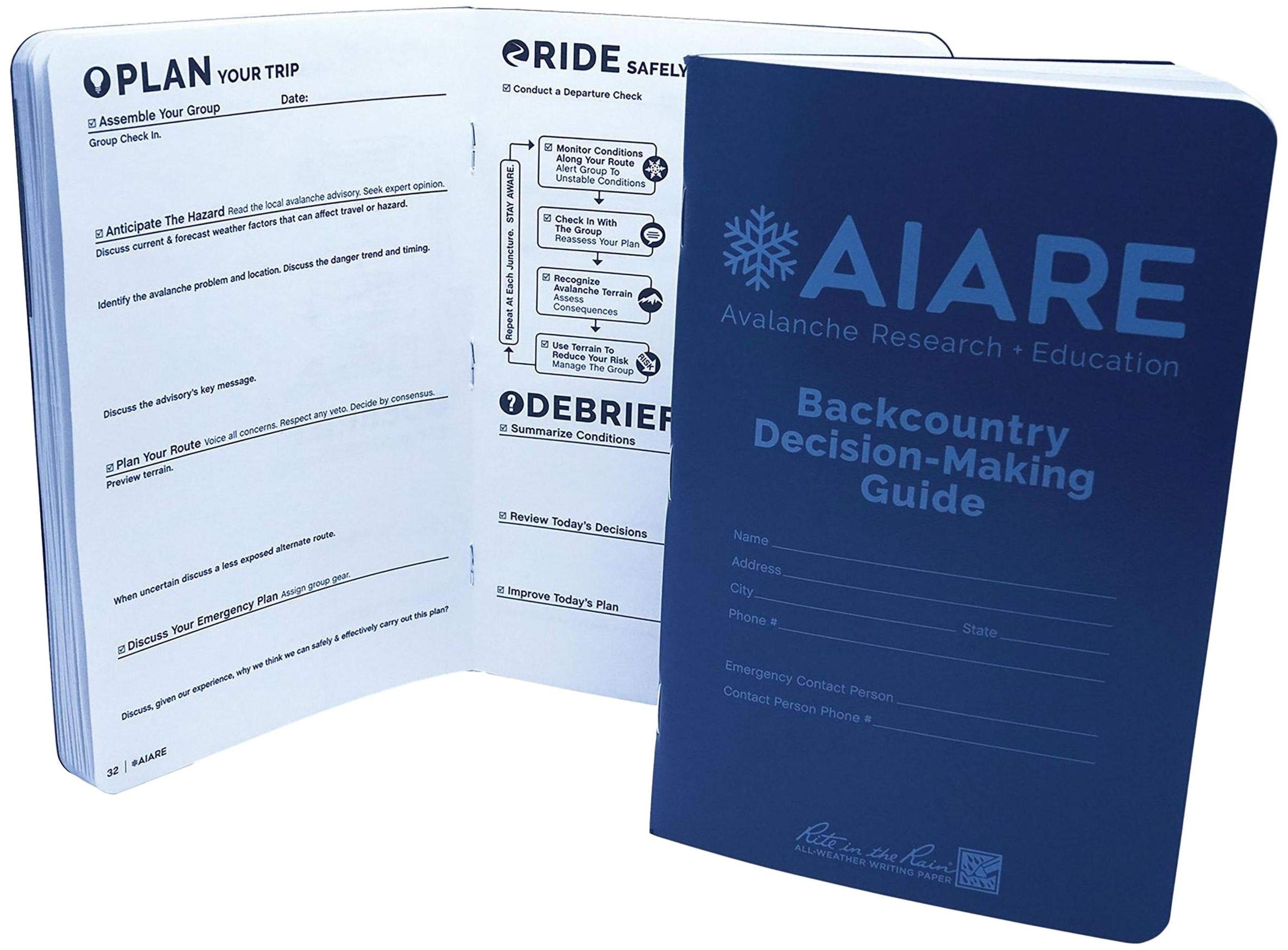 K2 Backcountry Access AIARE Field Book