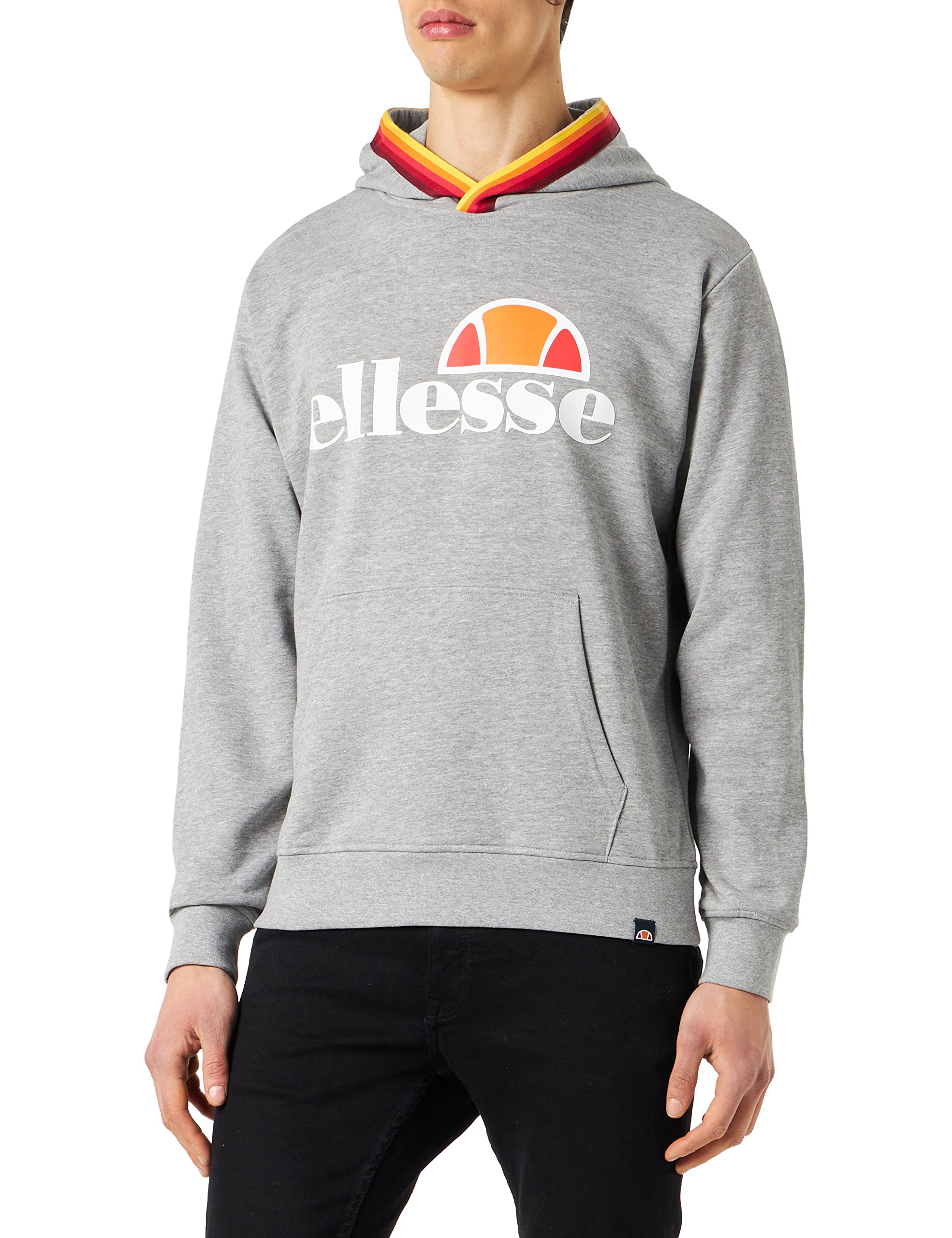 ELLESSE EHM919CO3-GM03 Hoodie Sweatshirt Men Grey Melange XL