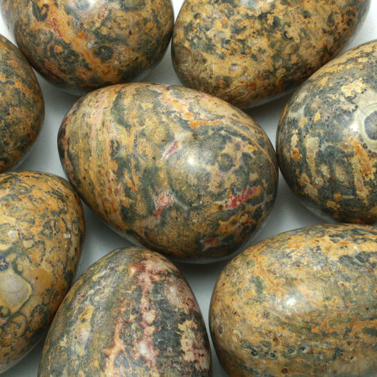 Leopardskin Jasper Crystal Egg ~ 48mm
