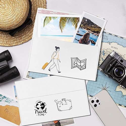 Miniatura 7 de Sobres #6 34, sobres autosellados tintados de seguridad para privacidad y negocios, paquete de 90 sobres pequeños tamaño carta de 3-58 x 6-12