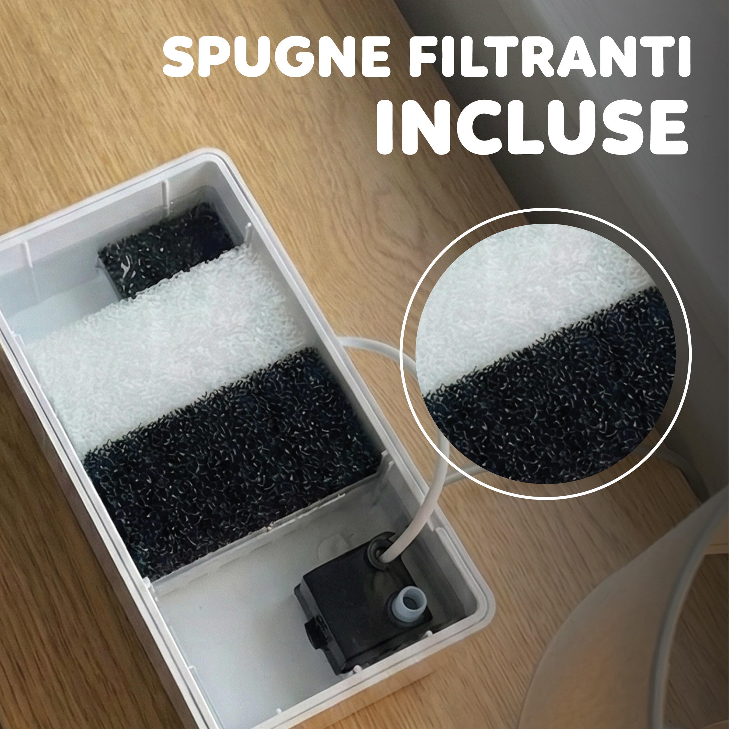 AQPET HYDO Acquario da Scrivania Multifunzionale in Acrilico con Dock Station per Smartphone – Mini Acquario con Pompa e Filtro, LED 5 Modalità e Modulo Idroponico, Ideale per Betta e Caridine