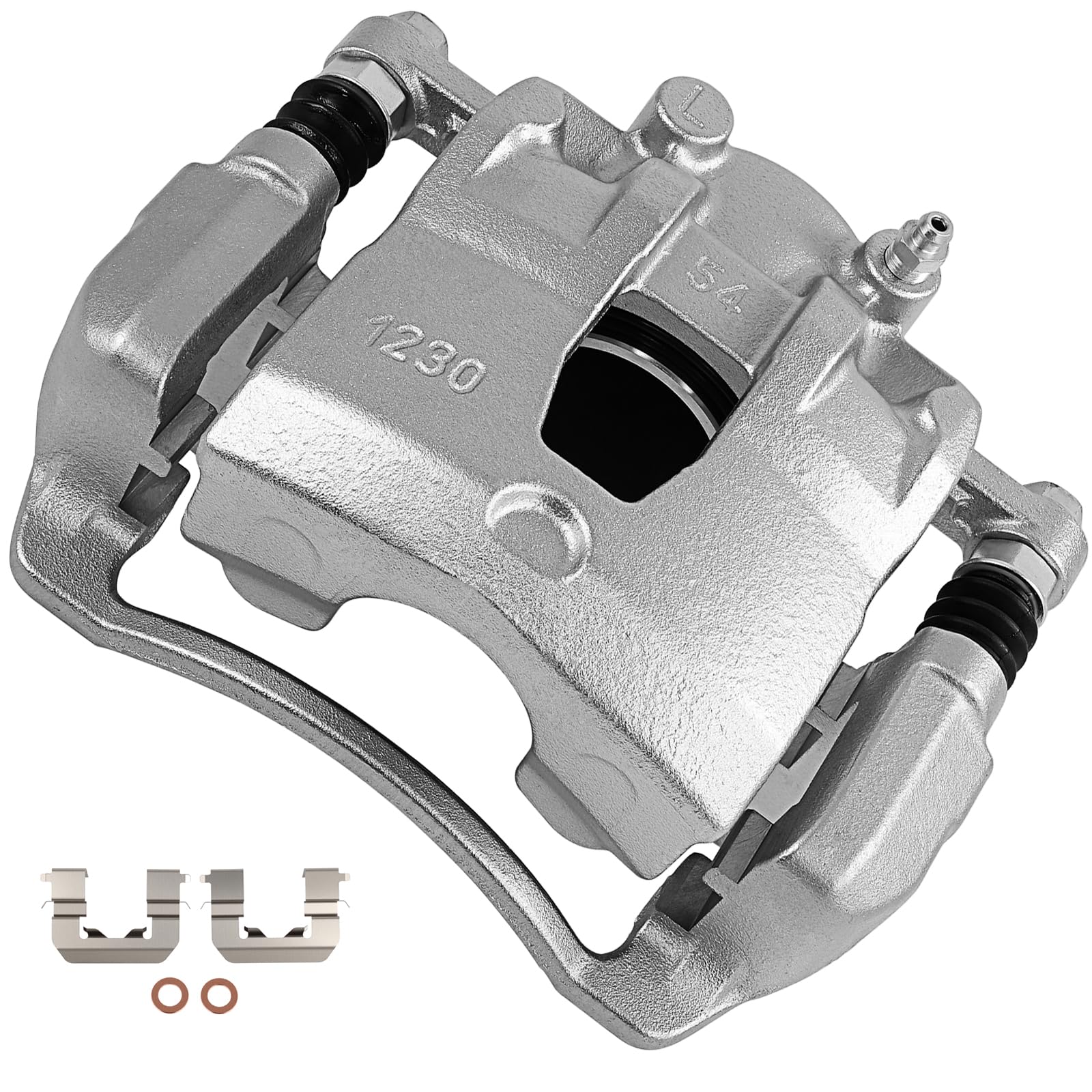 cciyu Front Left Disc Brake Caliper Assembly w/Bracket 19B6794