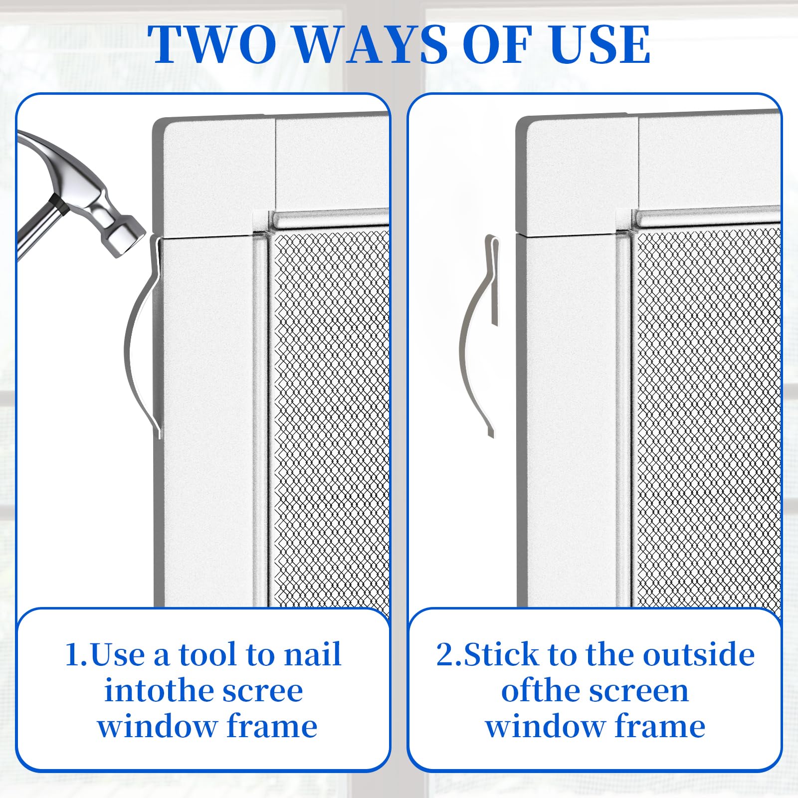 Window Screen Clips 30 PCS Window Screen Tension Spring Corner Clips ...