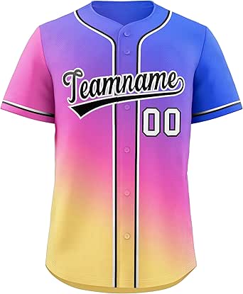 DIGITMON Kids Baseball Jersey Button Down Premium Hip Hop T Shirts Uniform White Orange For 8y