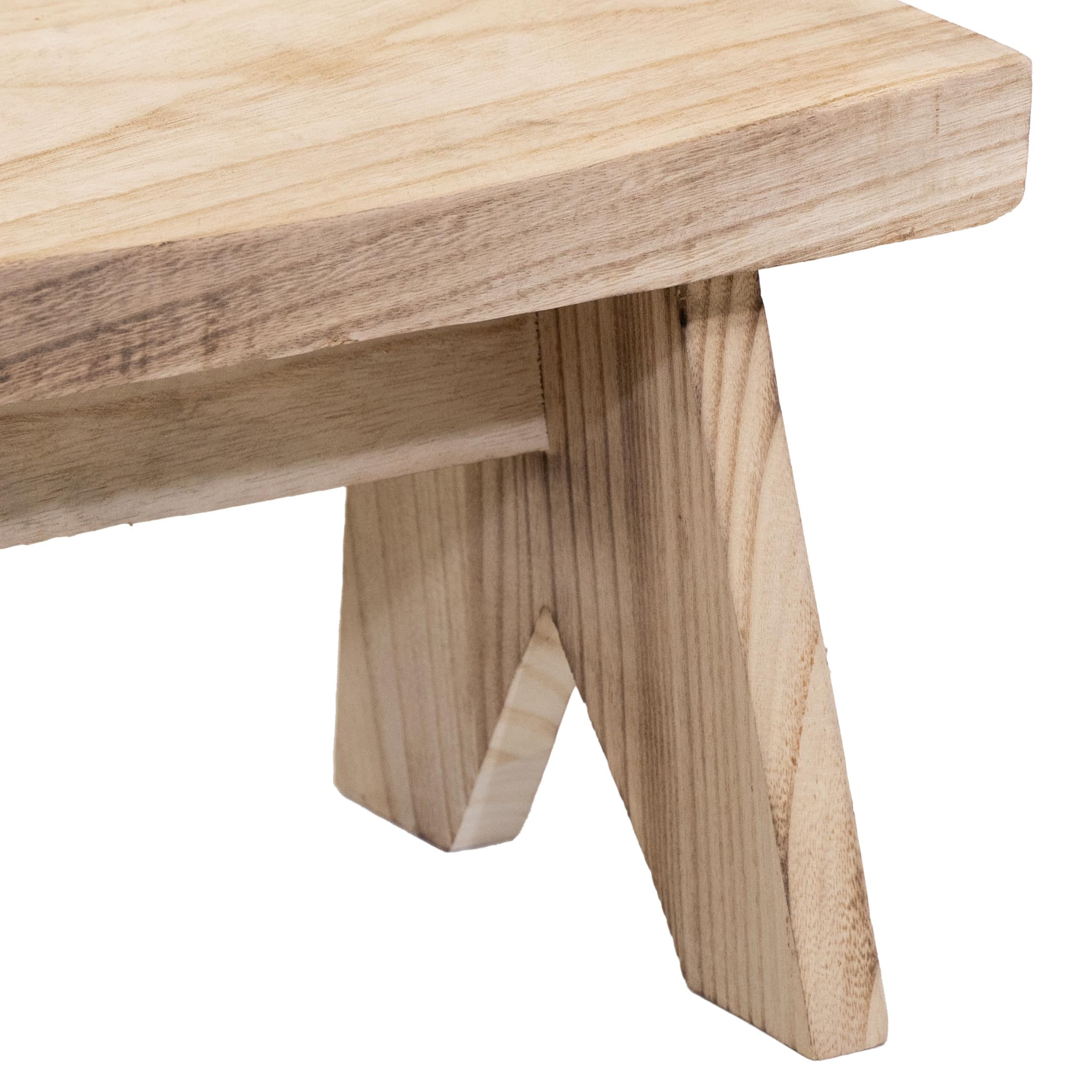 Banc Fleurs Rectangulaire Spetebo En Bois Naturel - 45x44cm Support Plantes Décoration Intérieur
