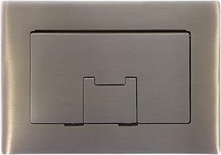 Thomas & Betts E9761BR Carlon Rectangular Brass Cover Assembly, 1 Gang