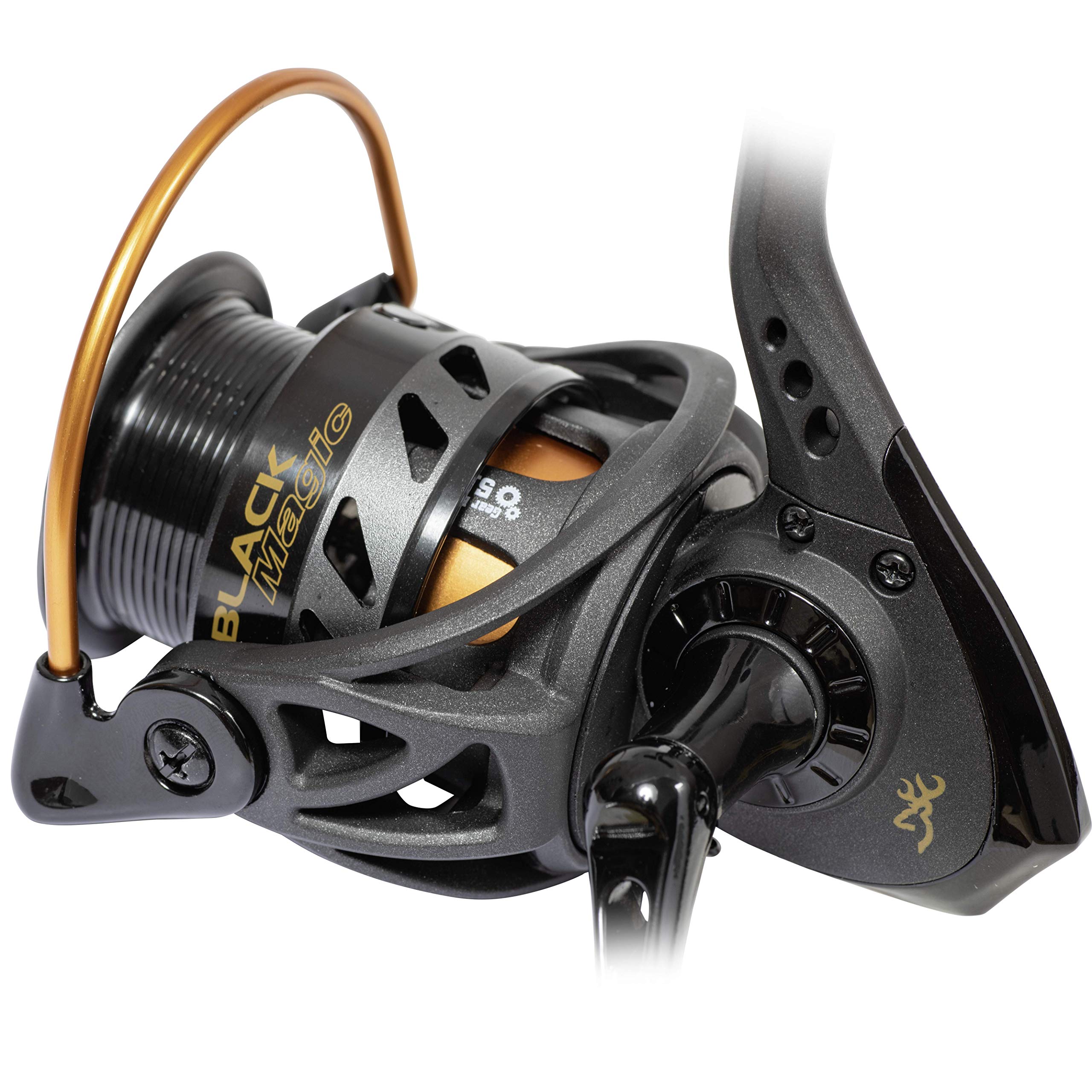 browning 1230 fly reel Black Magic MSF 330 Professional Feeder with CNC Stainless Steel Crank Crank Up to 10kg Braking Capacity and 3 Ball Bearings Black/Orange Sports & Outdoors Size:RSP-S-1002M+ print 25~100Pcs EWG Worm Hooks