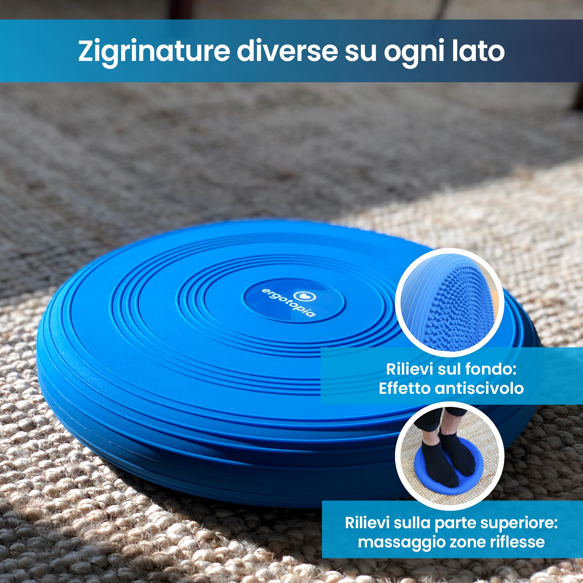 Cuscino con Balance Ergotopia 100% la felicità di garanzia/Ball sedile cuscino ergonomico con pompa aria