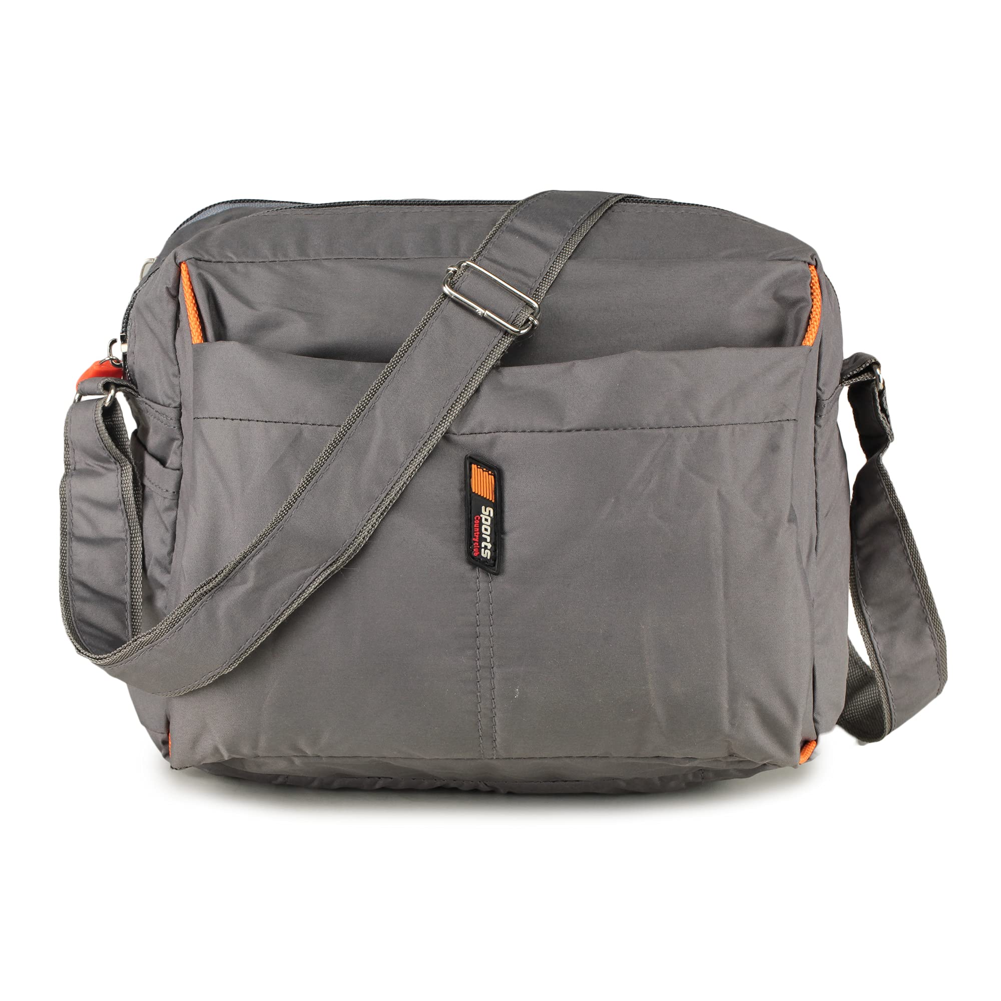 GLOSSY Women/Girls Sling Bag With 4 Zippers, Grey (B0CH5RS99G) Amazon Price History, Amazon Price Tracker