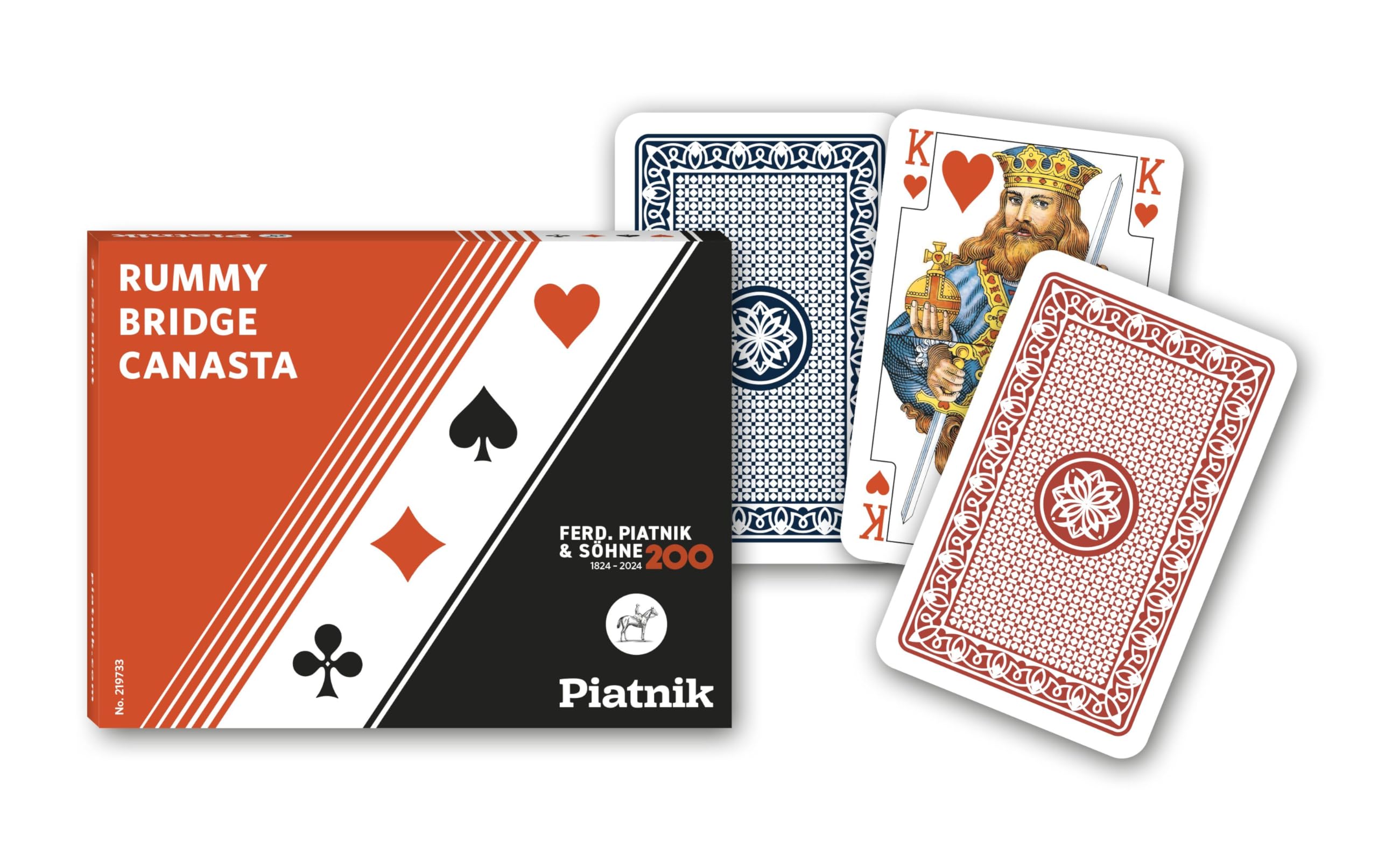 Piatnik 219733 Romme bridge Canasta Playing Cards