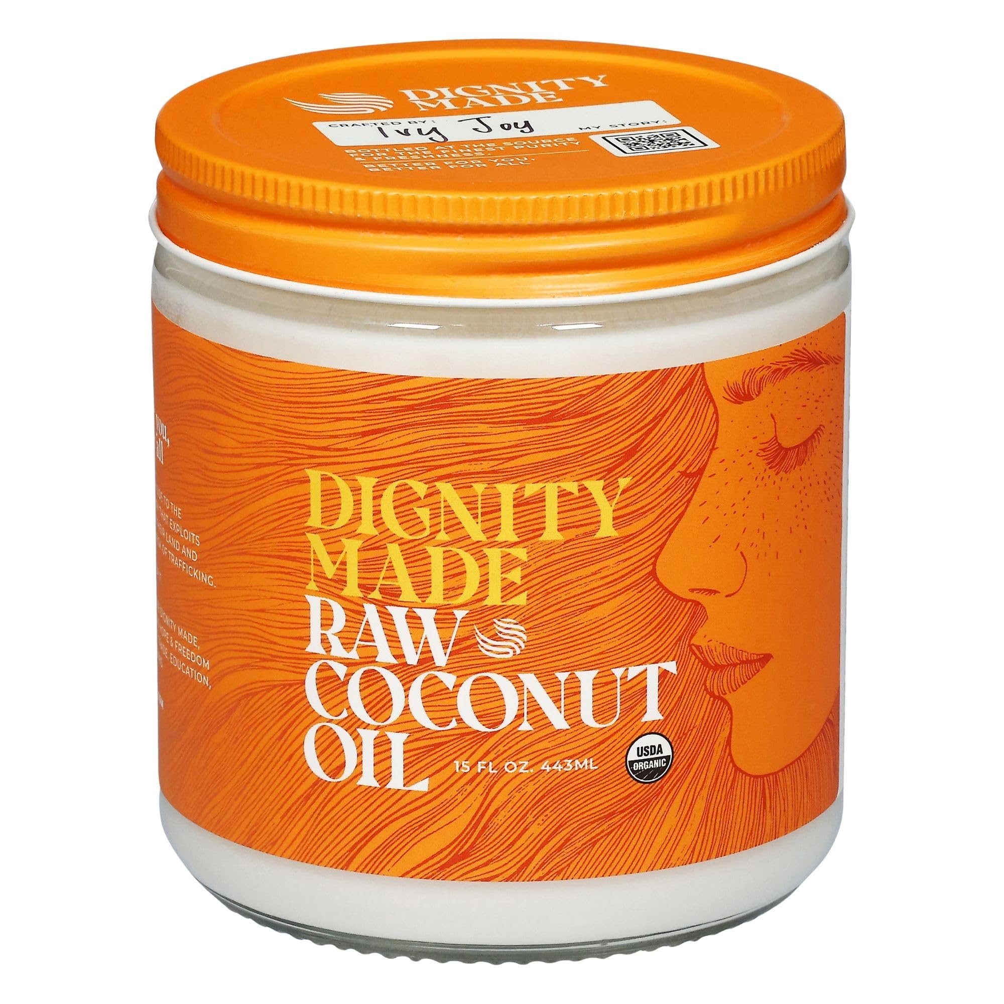 Dignity Coconuts Oil Coconut Raw Virgin Organic, 15 oz