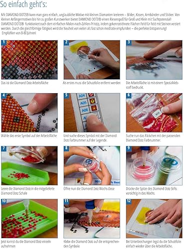 Miniatura 2 de Pracht Creatives Hobby Diamond Art KIT Minnie, colorido Mittel