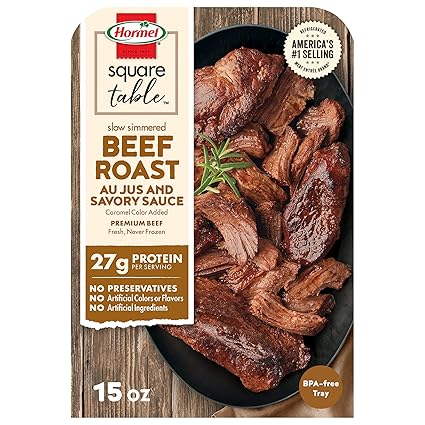HORMEL SQUARE TABLE Slow Simmered Beef Roast Au Jus &