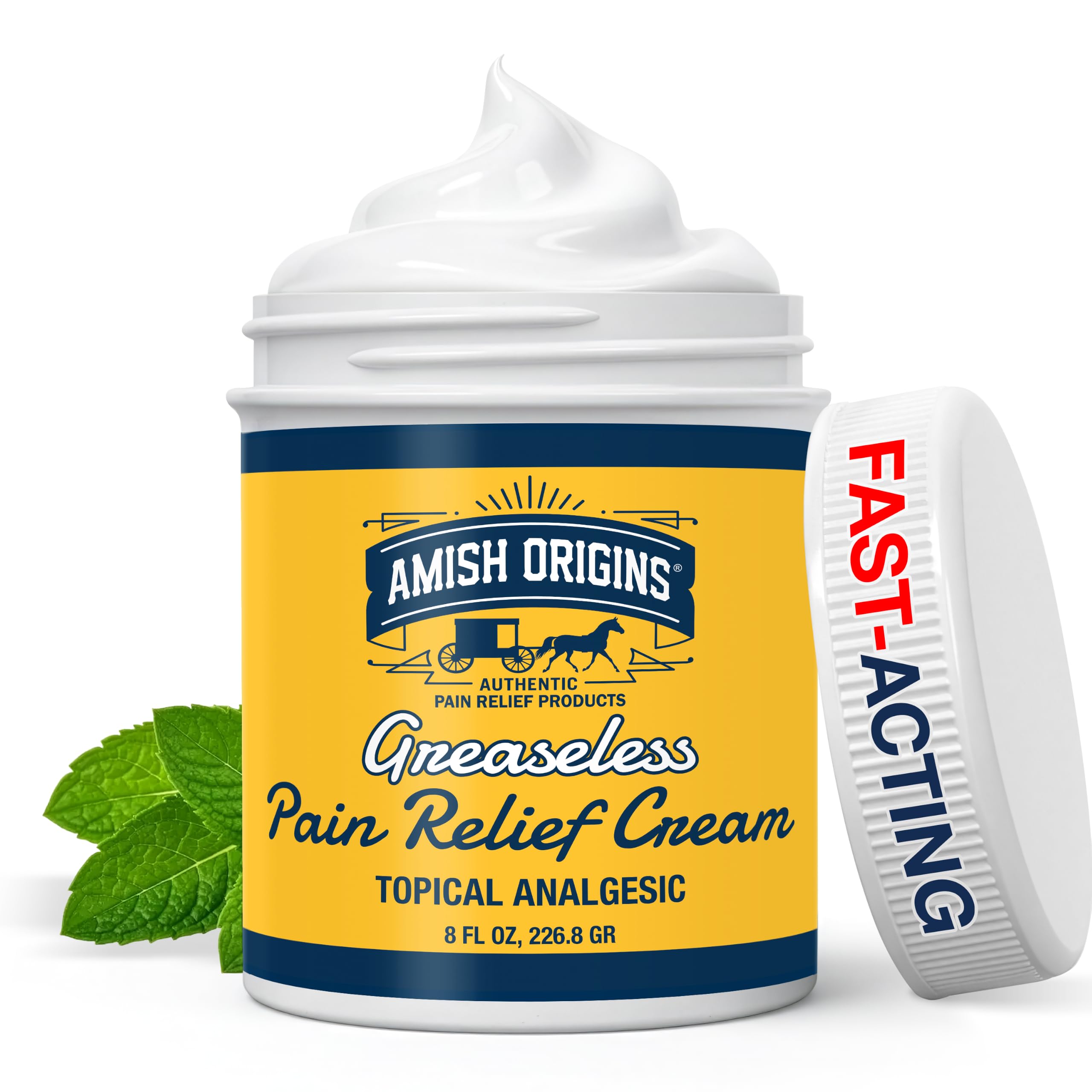 Amish Origins Arthritis Pain Relief Cream - 4 oz - Maximum Strength Deep Penetrating for Joint, Muscle, Knee, Back, Feet, Hand, Ankle, Aches, Neuropathy (4 Oz (Pack of 1)) — Amazon image 9