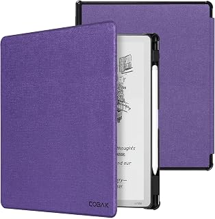 CoBak Case for 11" Kindle Scribe 3rd Generation 2025, Kindle Scribe Colorsoft - All New PU Leather Cover with Auto Sleep Wake, Pen Holder for Scribe 11" 2025 Released