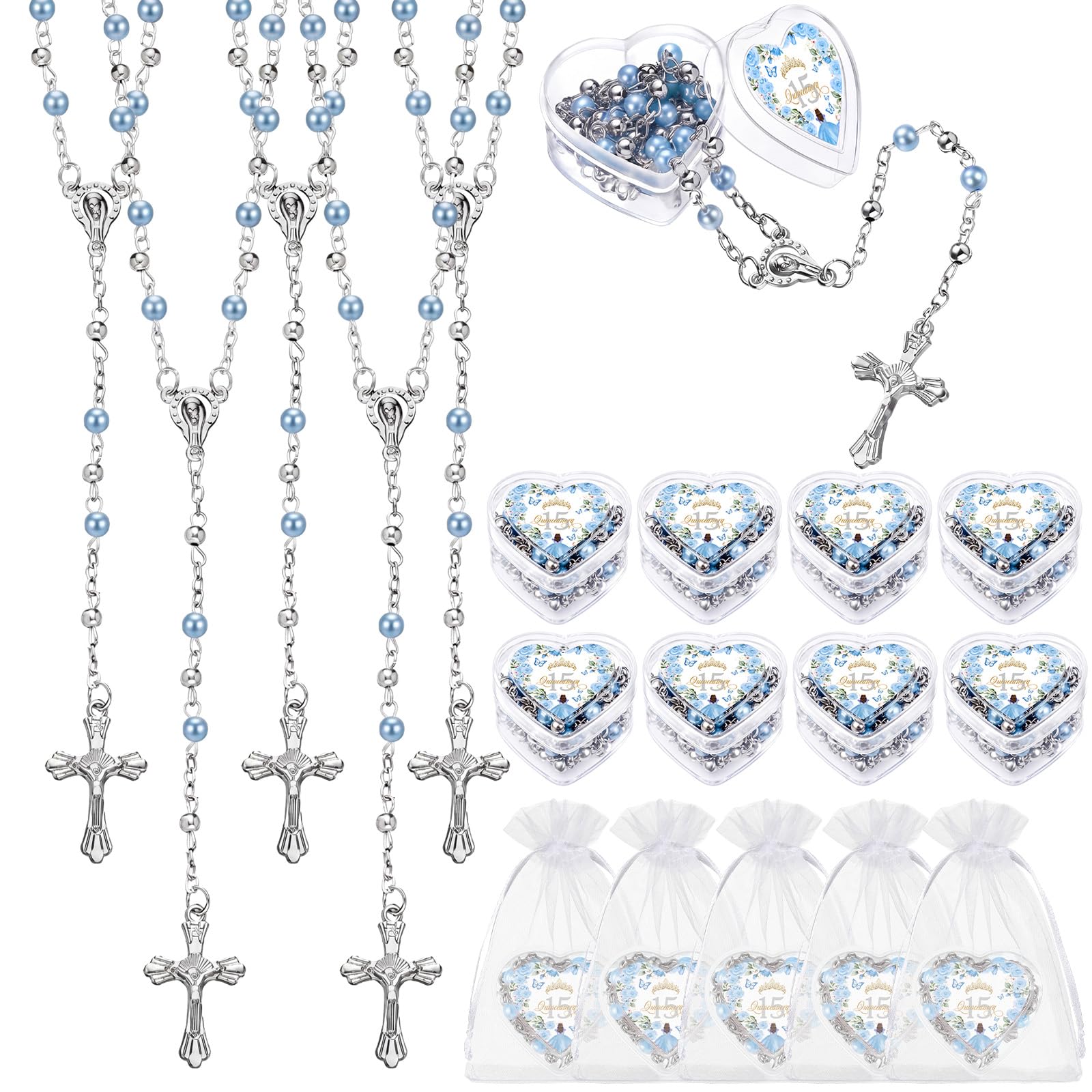 Chapelet catholique en lot : trouvez enfin vos cadeaux d'invités de Quinceañera