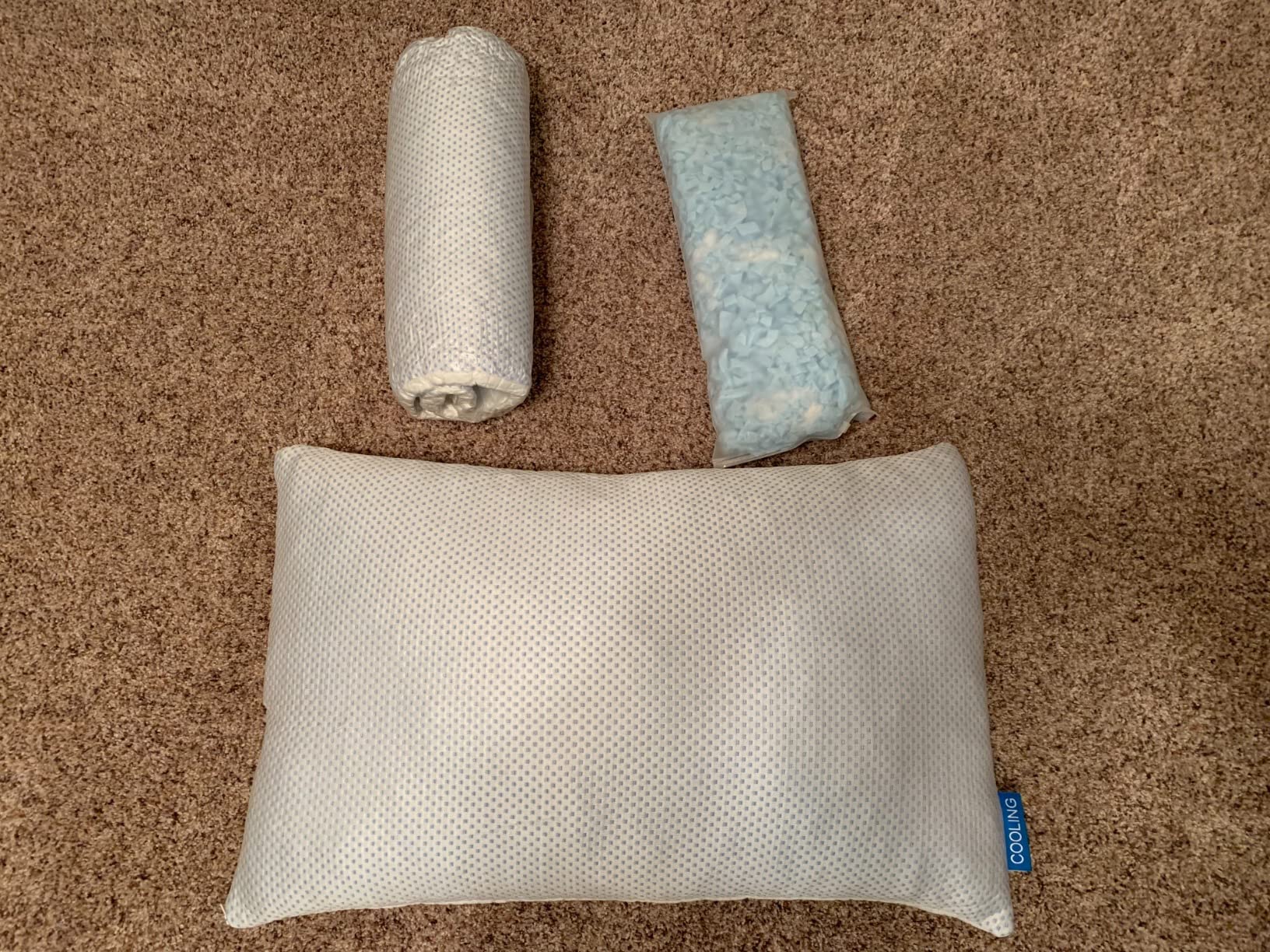 9/mo Finance Bravbowerry Cooling Shredded Memory Foam Pillow 2 Packs Cooling Bed Pillow