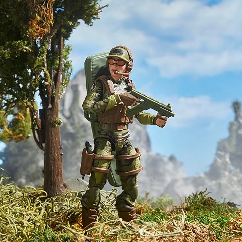 Miniatura 10 de G.I. Joe Classified Series 60th Anniversary Action Marine - Francotirador, figura de acción coleccionable de 6 pulgadas con traje Ghillie y 19