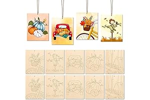 Crafted Elements: Unfinished Wood Ornaments for Painting