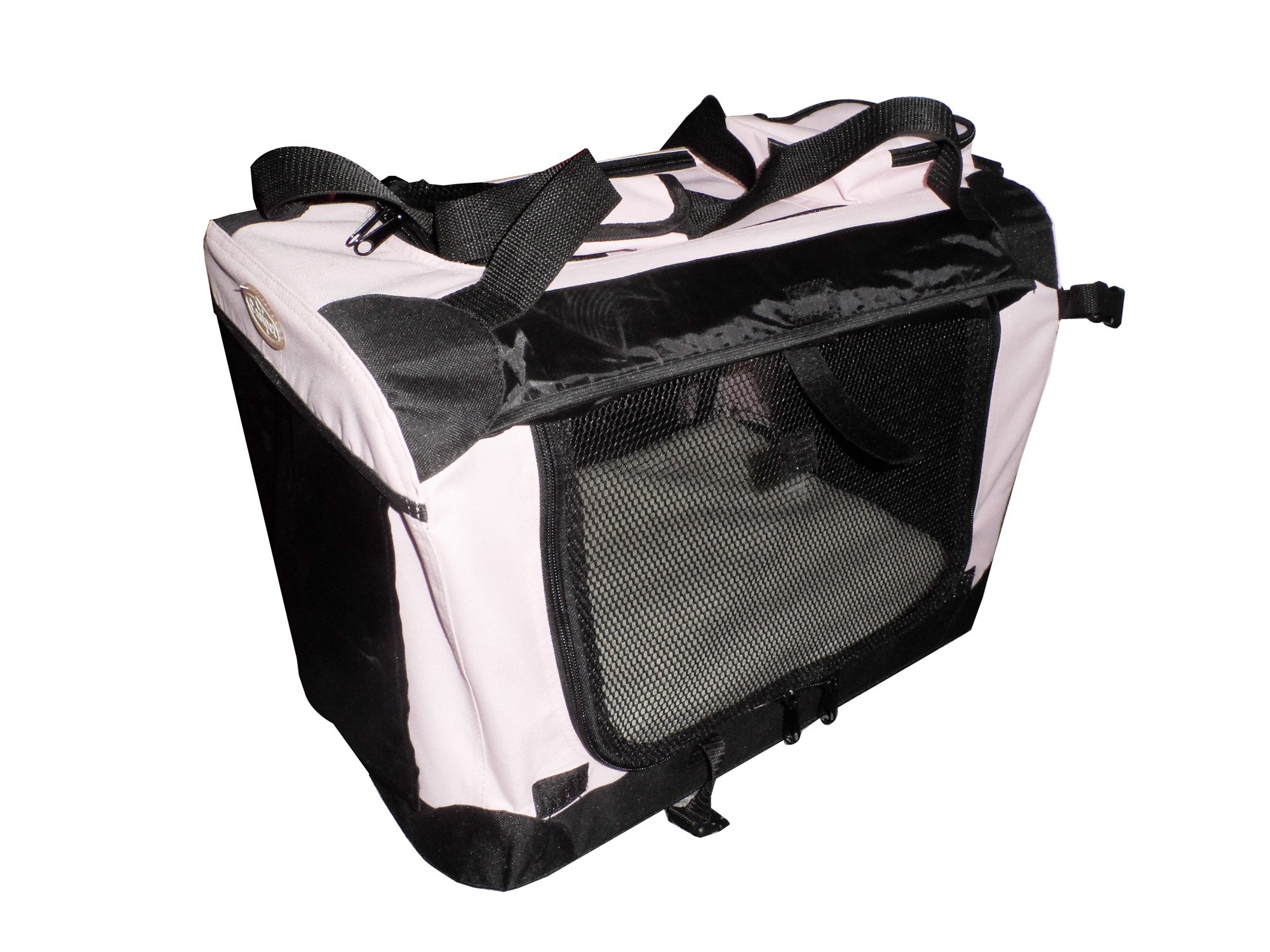 Fabric Soft Pet Crate/Carrier, Pink, Small (21564)