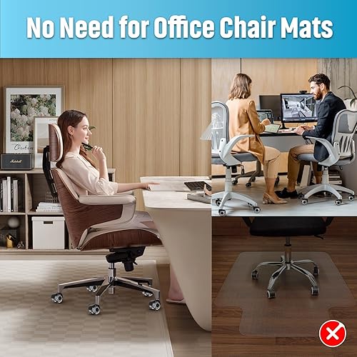 Vista 36 de Sytopia Ruedas de repuesto para sillas de oficina, resistentes para suelos de madera dura y alfombras, repuesto para alfombrillas de goma, Negro-b