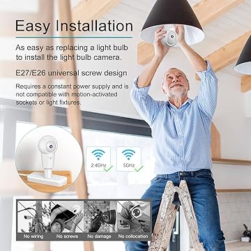 Amazon.com: SYMYNELEC: z8 Bulb Camera