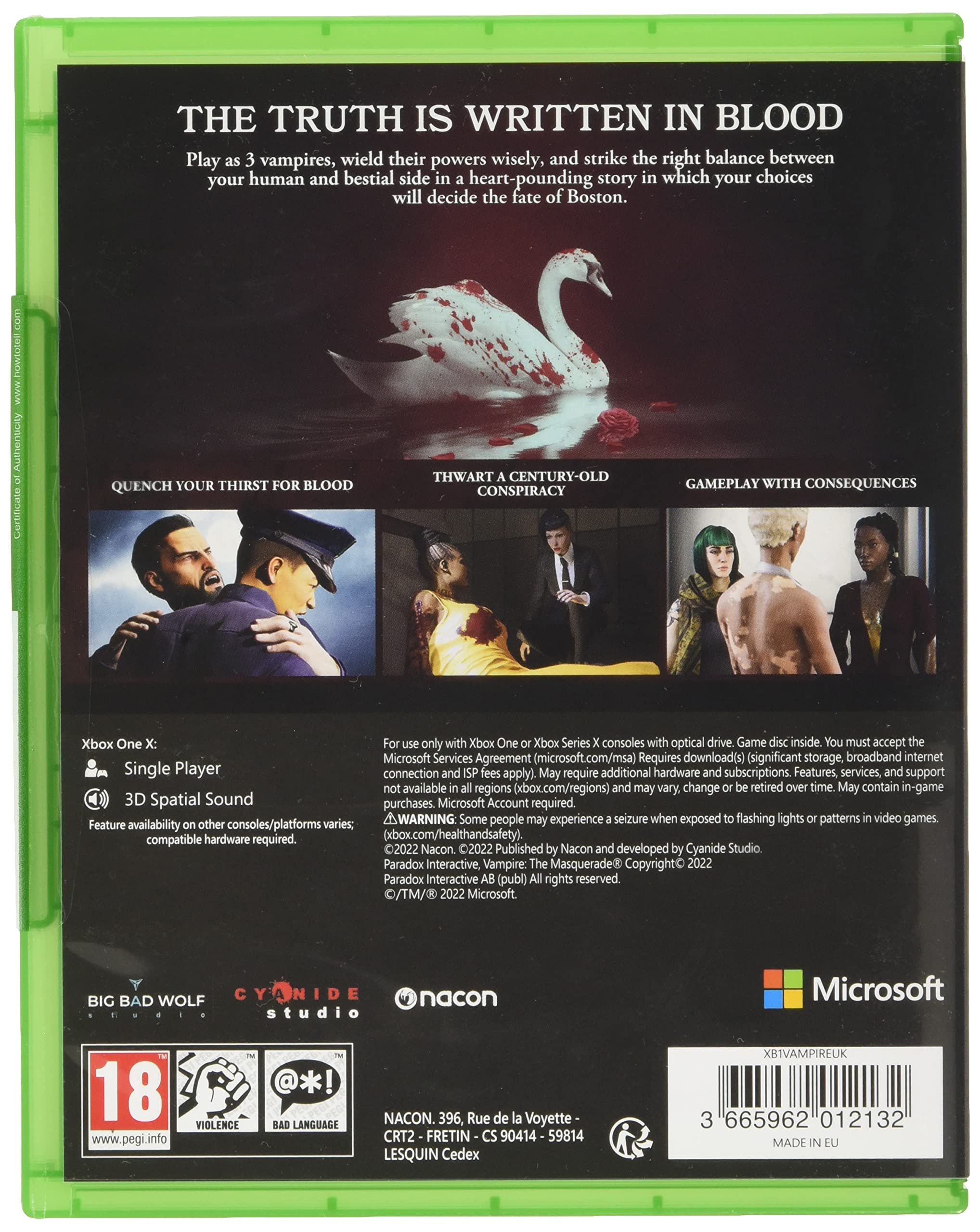 Vampire: The Masquerade - Swansong (Xbox One)