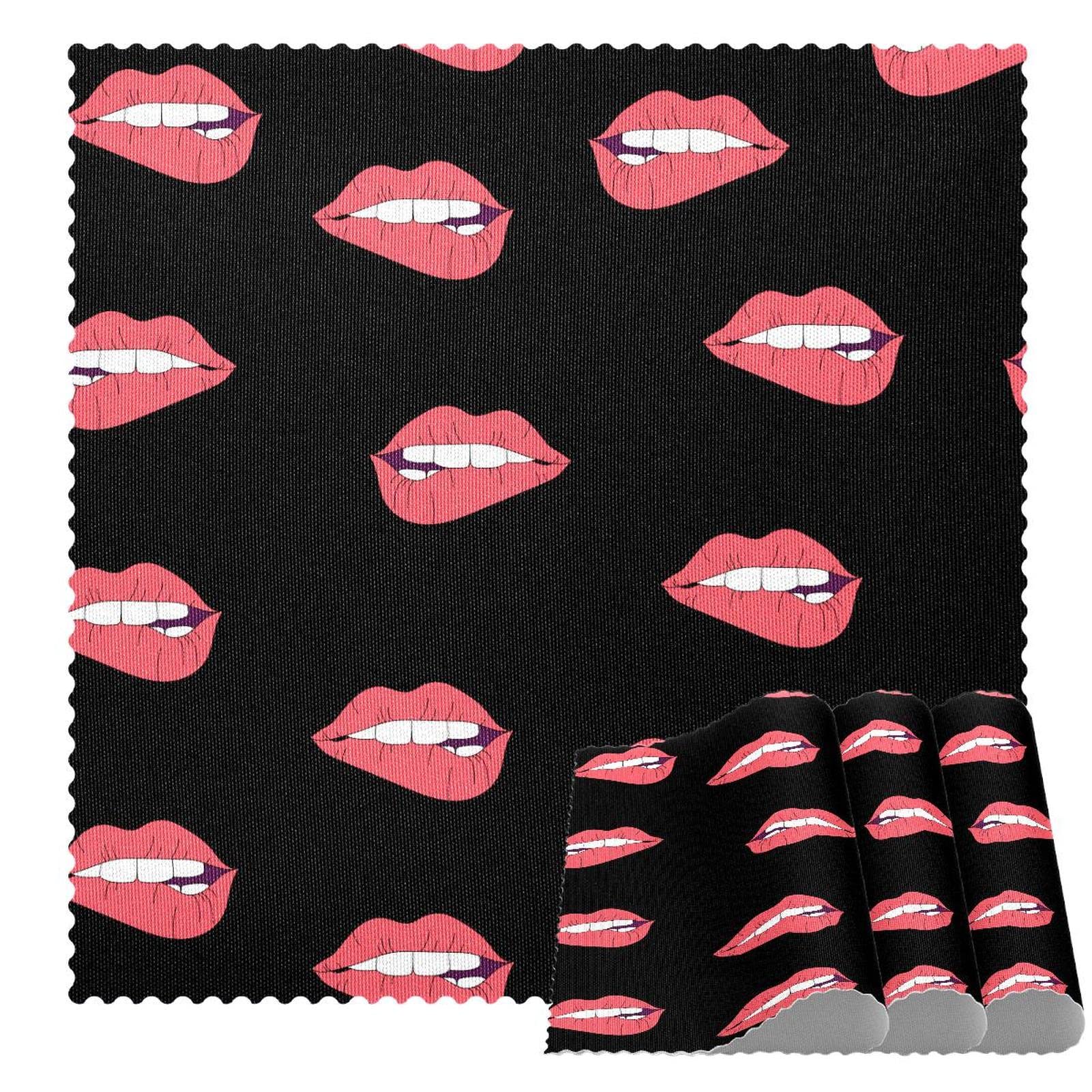 Set de table lèvres rouges idéal pour dîner romantique et déco de table chic