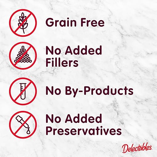 Miniatura 3 de Delectables Squeeze Up - Paquete variado de golosinas para gatos para lamer sin mariscos, 20 unidades (paquete de 1)