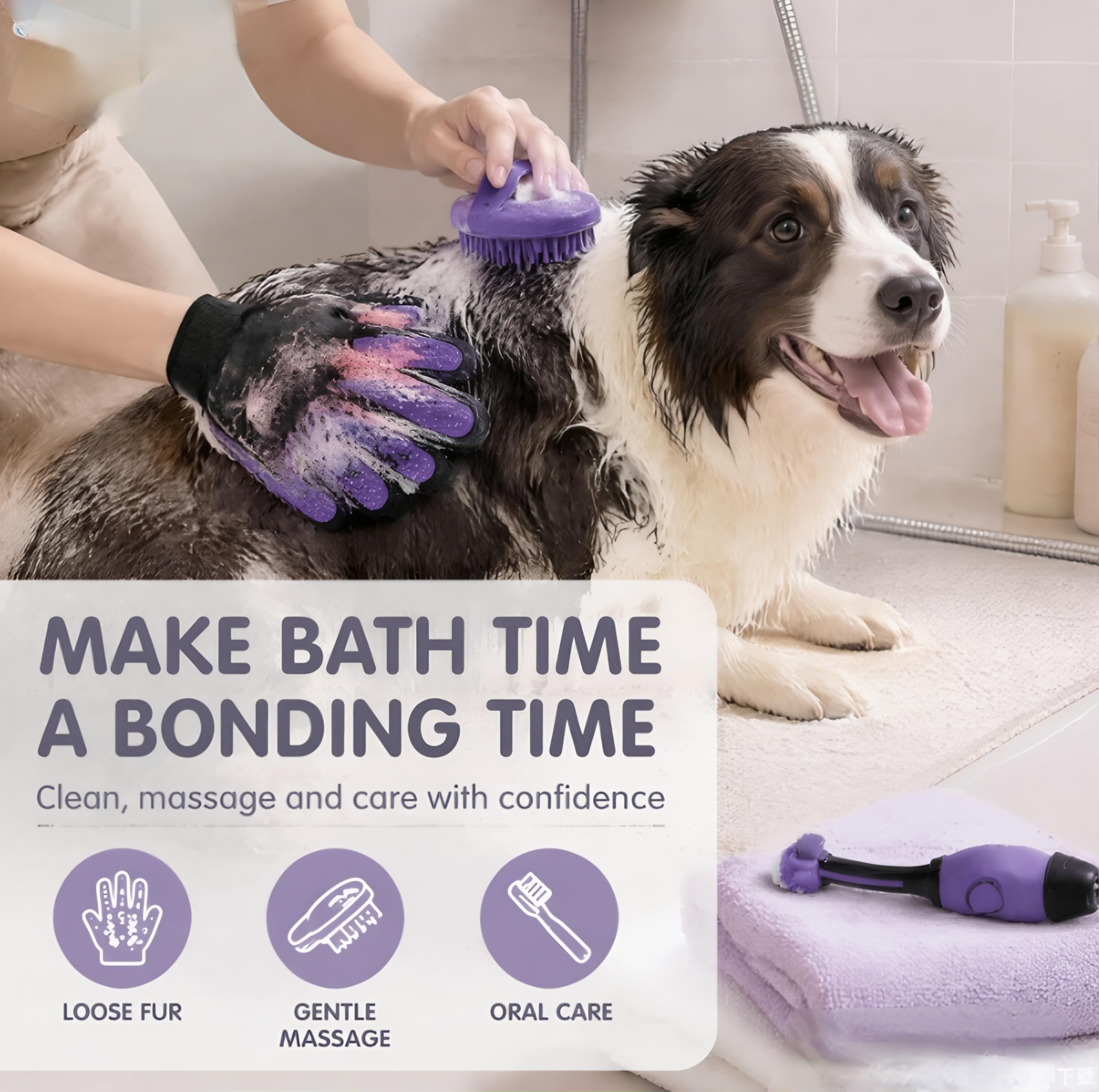 Cat & Dog Grooming Kit - 9-in-1 Pet Supplies -5