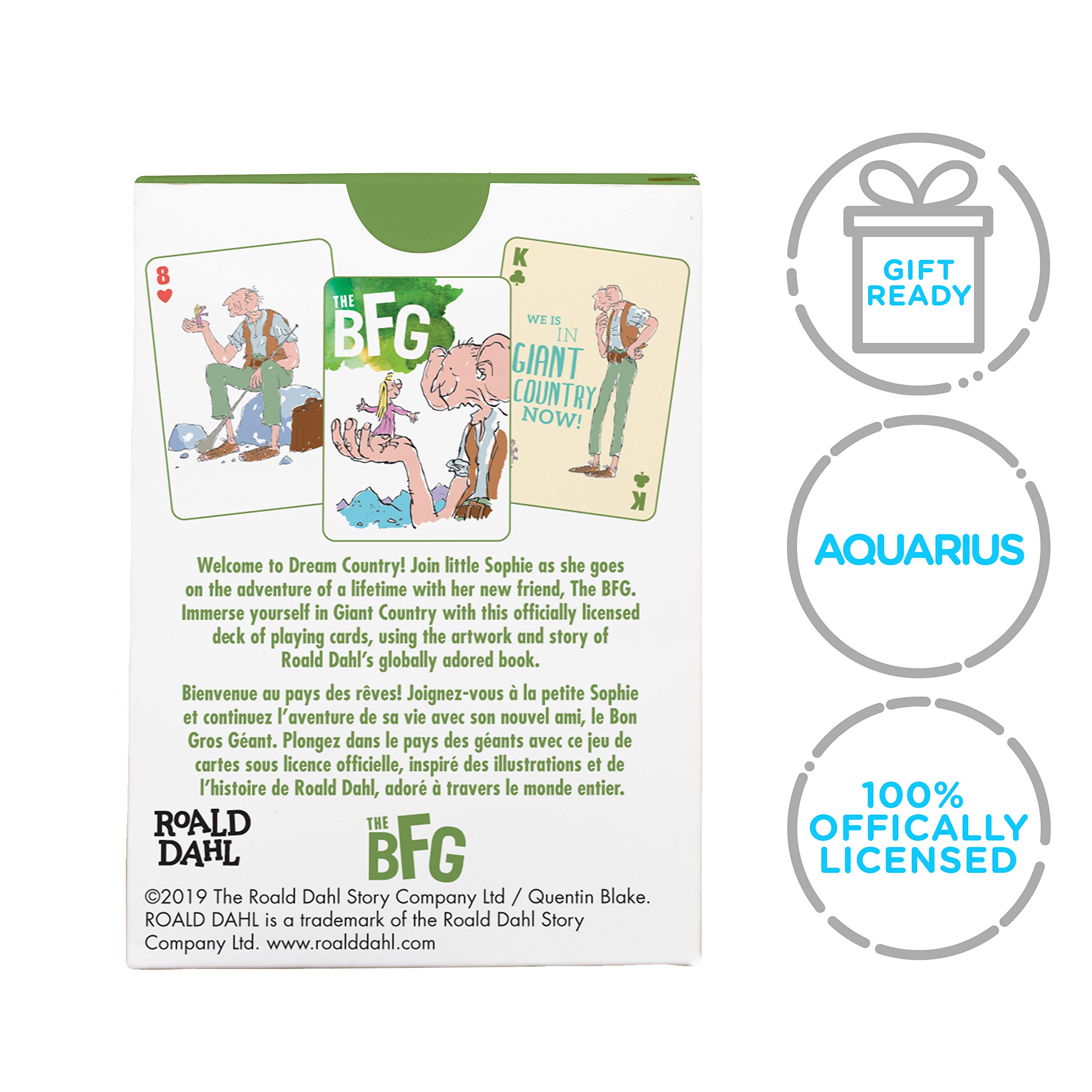 Aquarius Roald Dahl The BFG Playing Cards