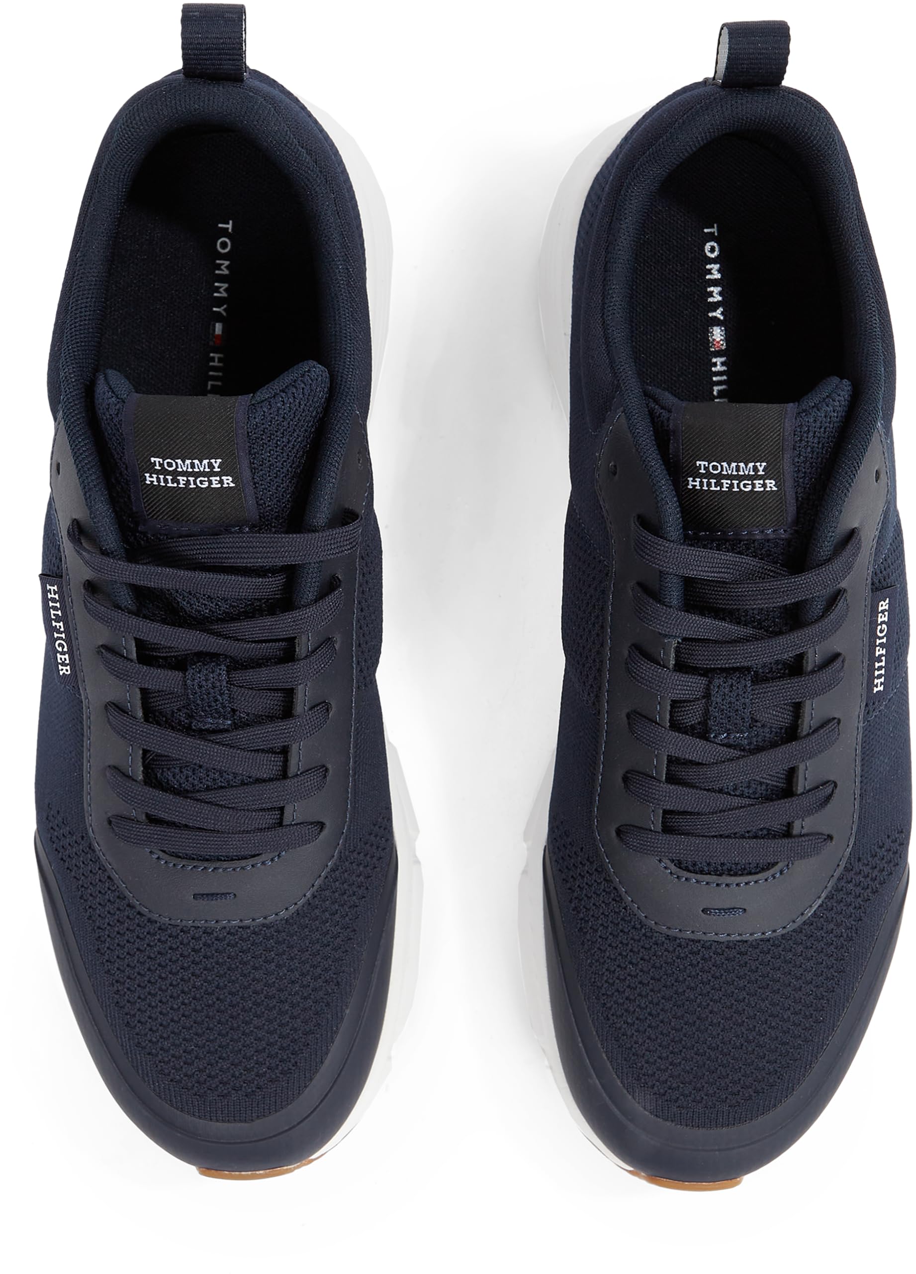 Tommy Hilfiger Uomo Sneakers Running Lightweight Modern Knit Scarpe