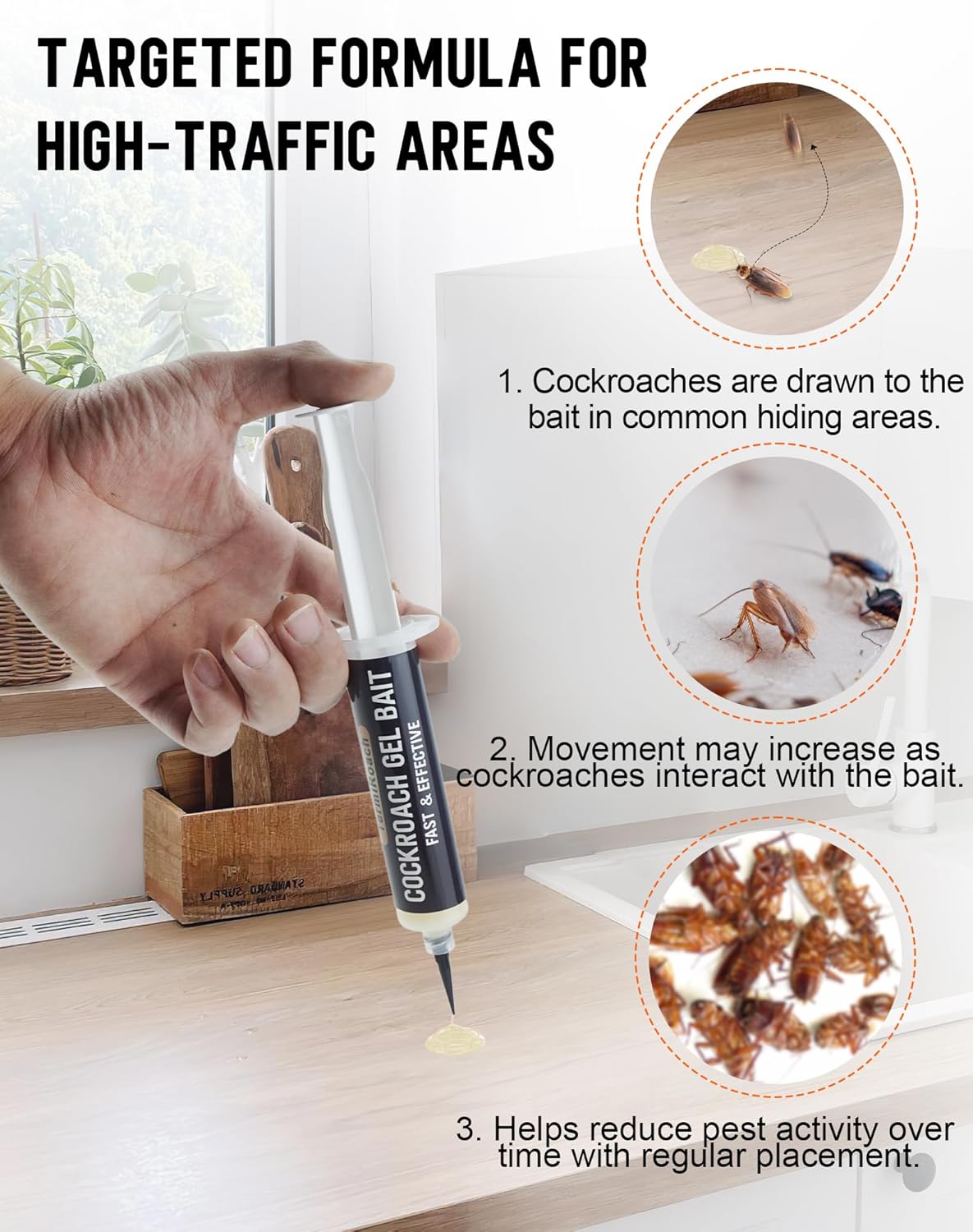 Family Safe Cockroach Gel Bait: A Non-Toxic Solution to Roach Problems