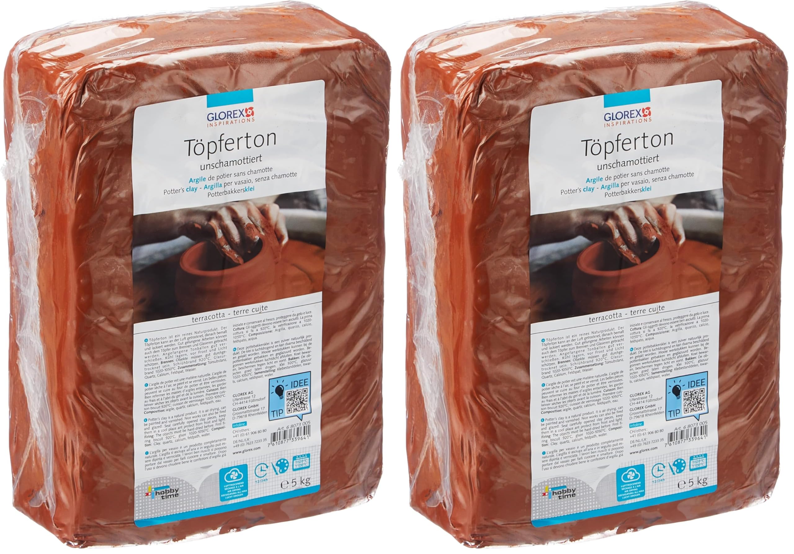 Klassischer Töpferton (5 kg, soft)