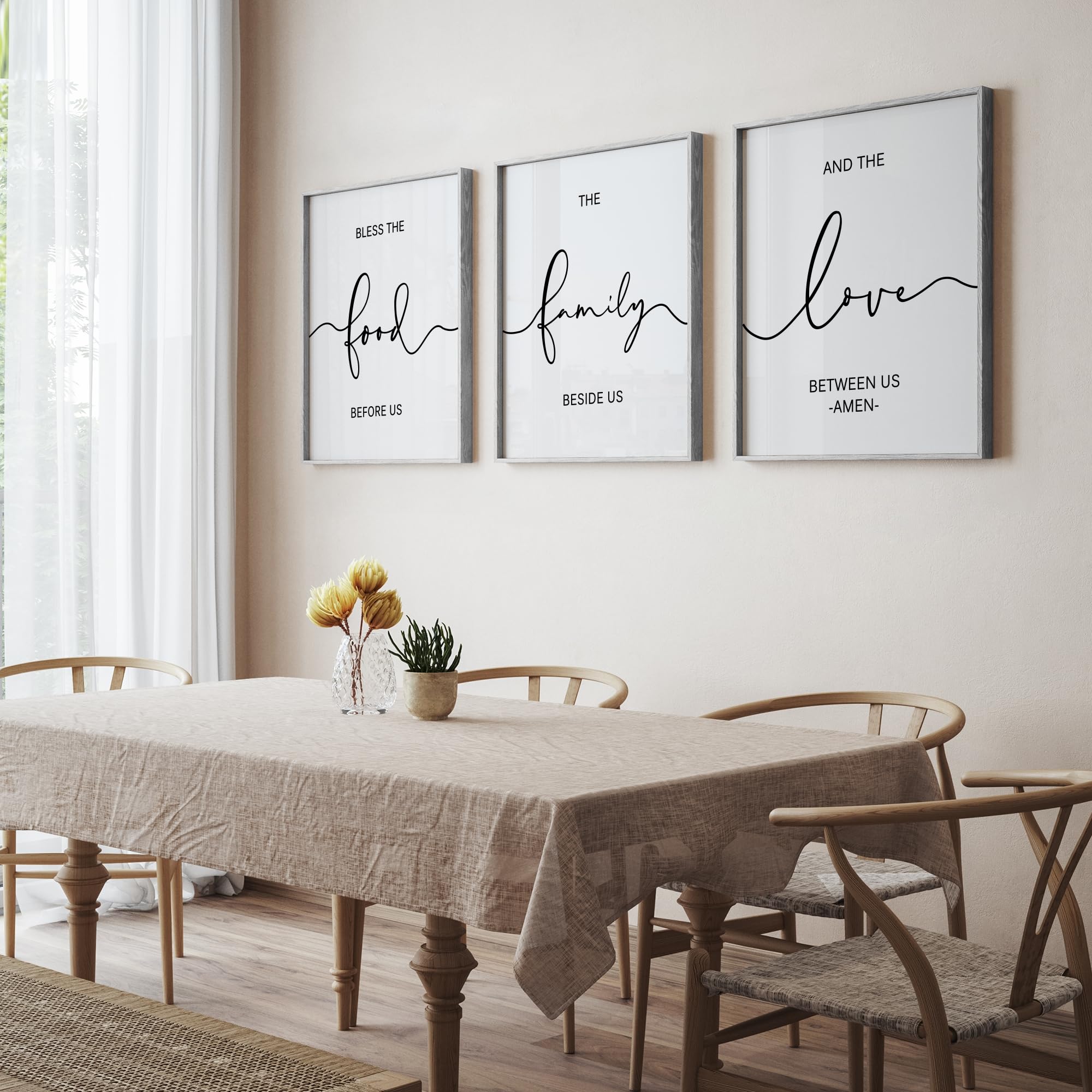 Farmhouse Dining Room Wood Sign Welcome Home Wooden Signs Farmhouse
