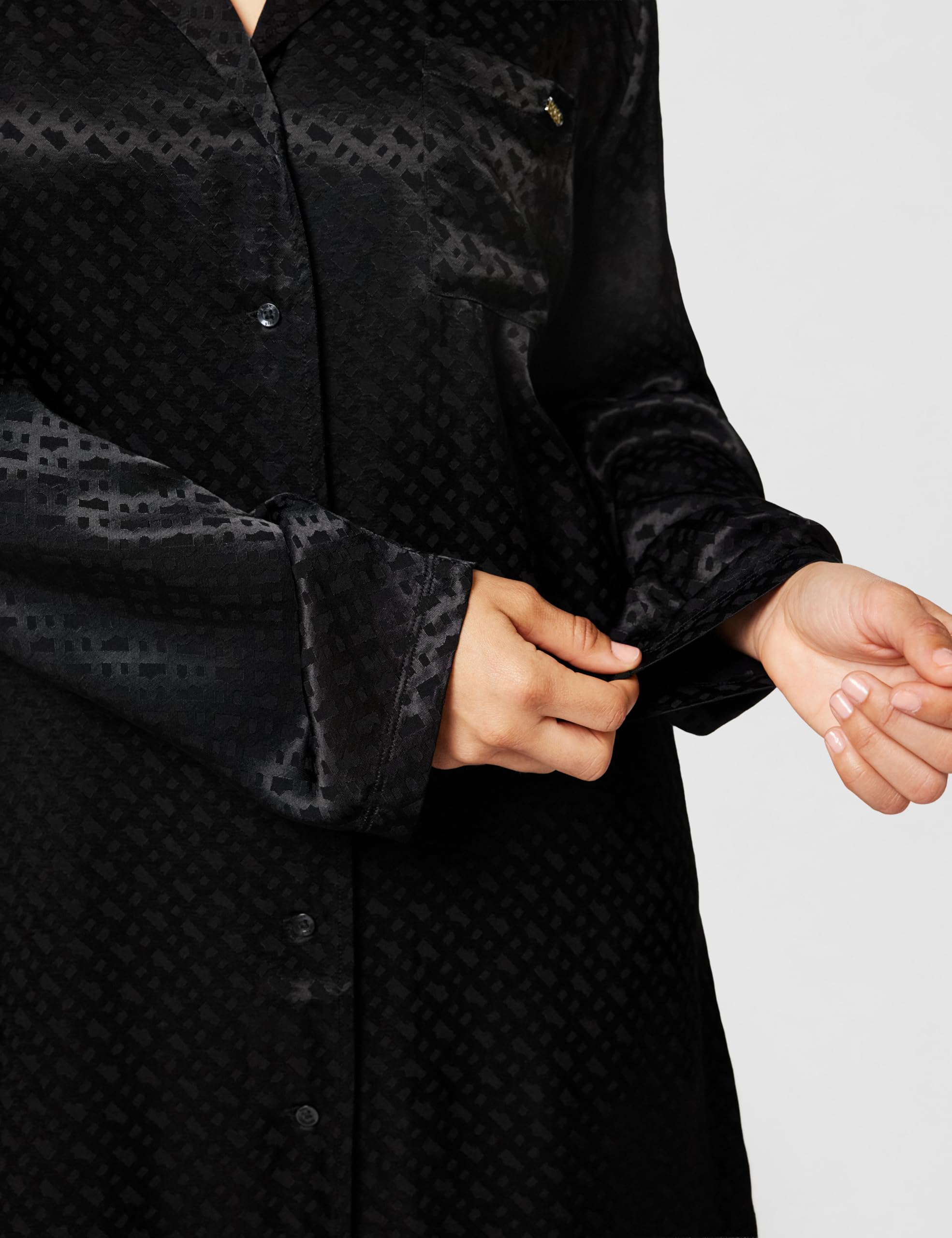 BOSS Damen Monogram_Sleep Shirt Night Dress