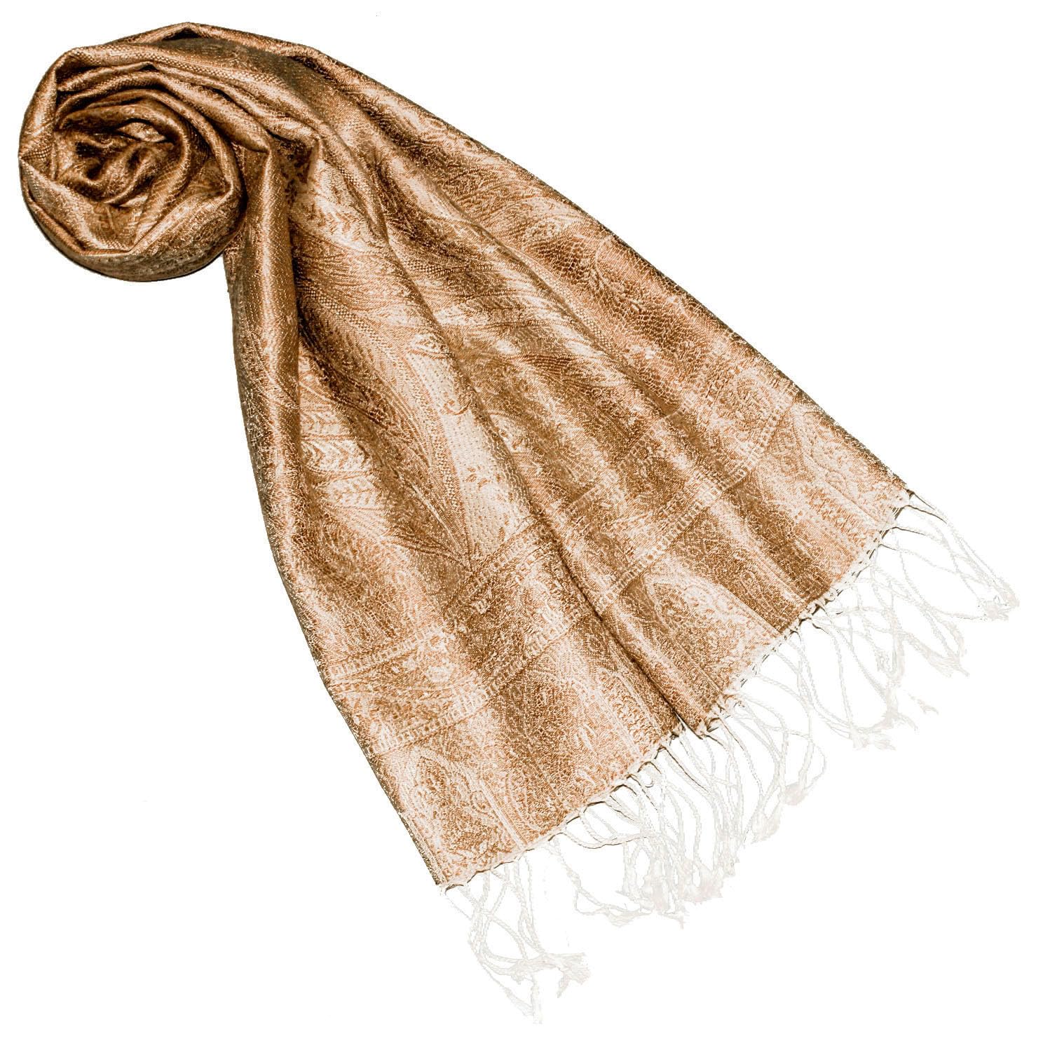 Lorenzo Cana Luxus Seidenschal für Frauen Schal 100% Seide gewebt Damenschal elegant Paisley Muster Mehrfarbig 7868177