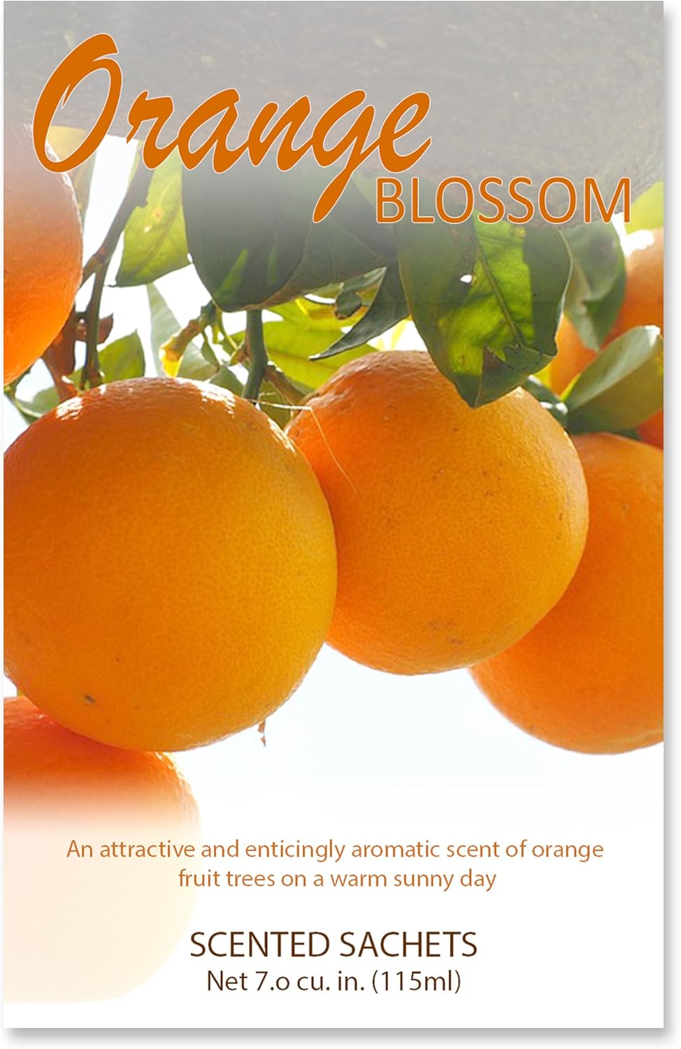 Scented Sachets Orange Blossom, 7.0 cu.in Pack of 4