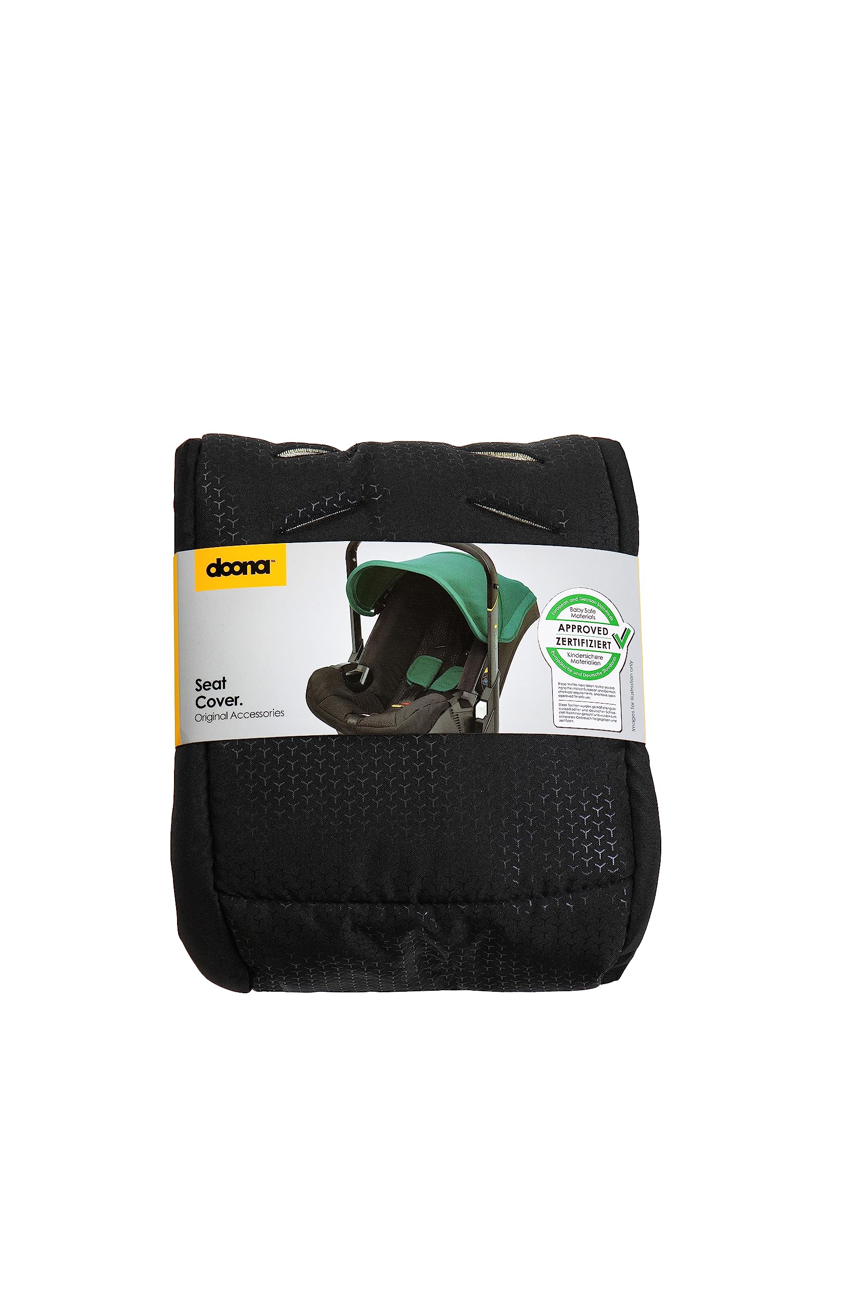 Doona Cover invernale – Ovetto su misura – resistente alle intemperie e lavabile in lavatrice – nero