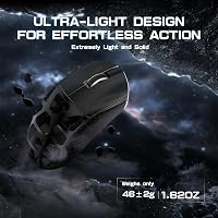 ATTACK SHARK R3PRO Ultrakönnyű Gamer Egér, 46g Magnézium Ház, 8000Hz Vezeték Nélküli, 26000 DPI, PixArt PAW3395 Szenzor, Spirál Kábel, PC/Mac 4