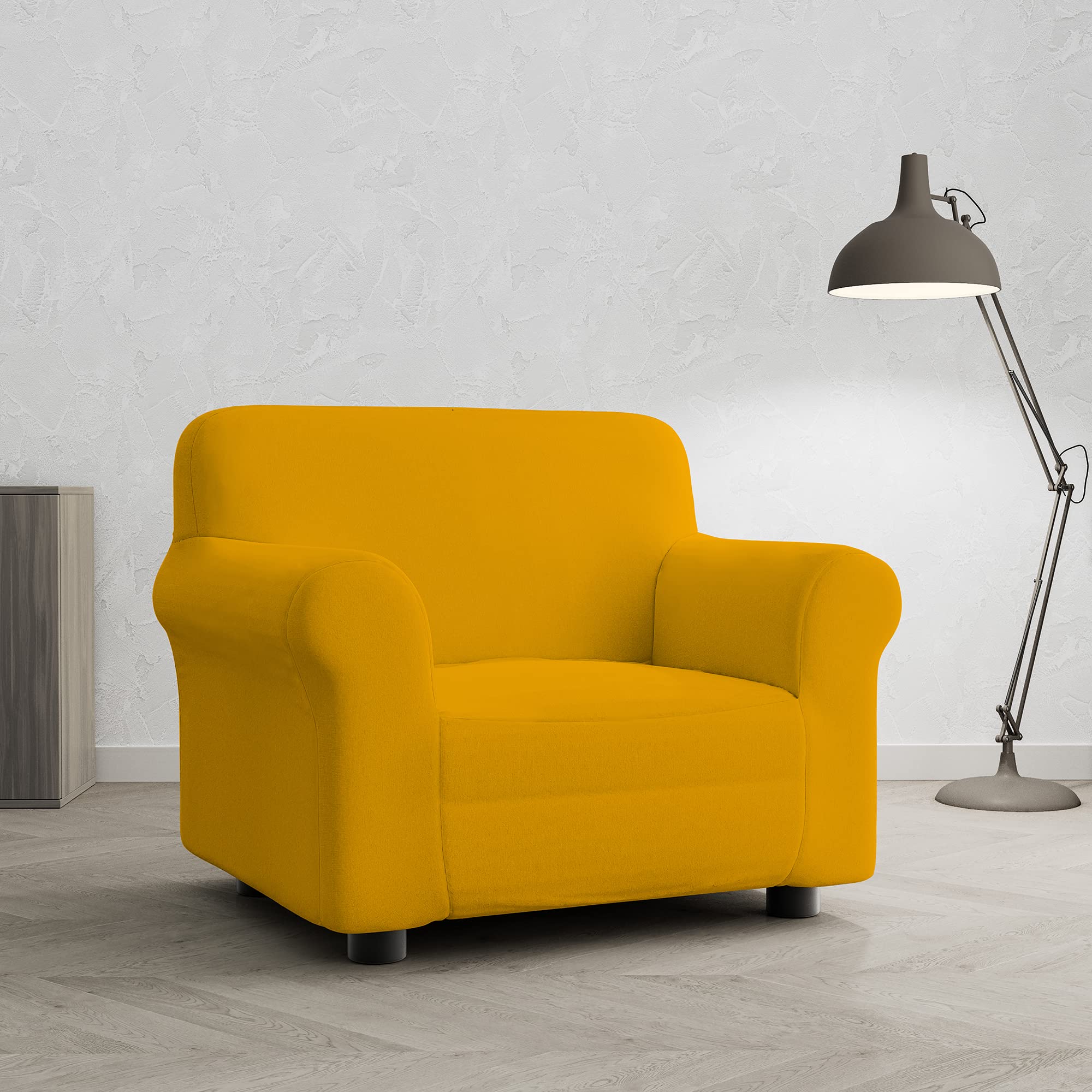 Italian Bed Linen Two-way Sofa Cover Most Beautiful Yellow 1 Seater