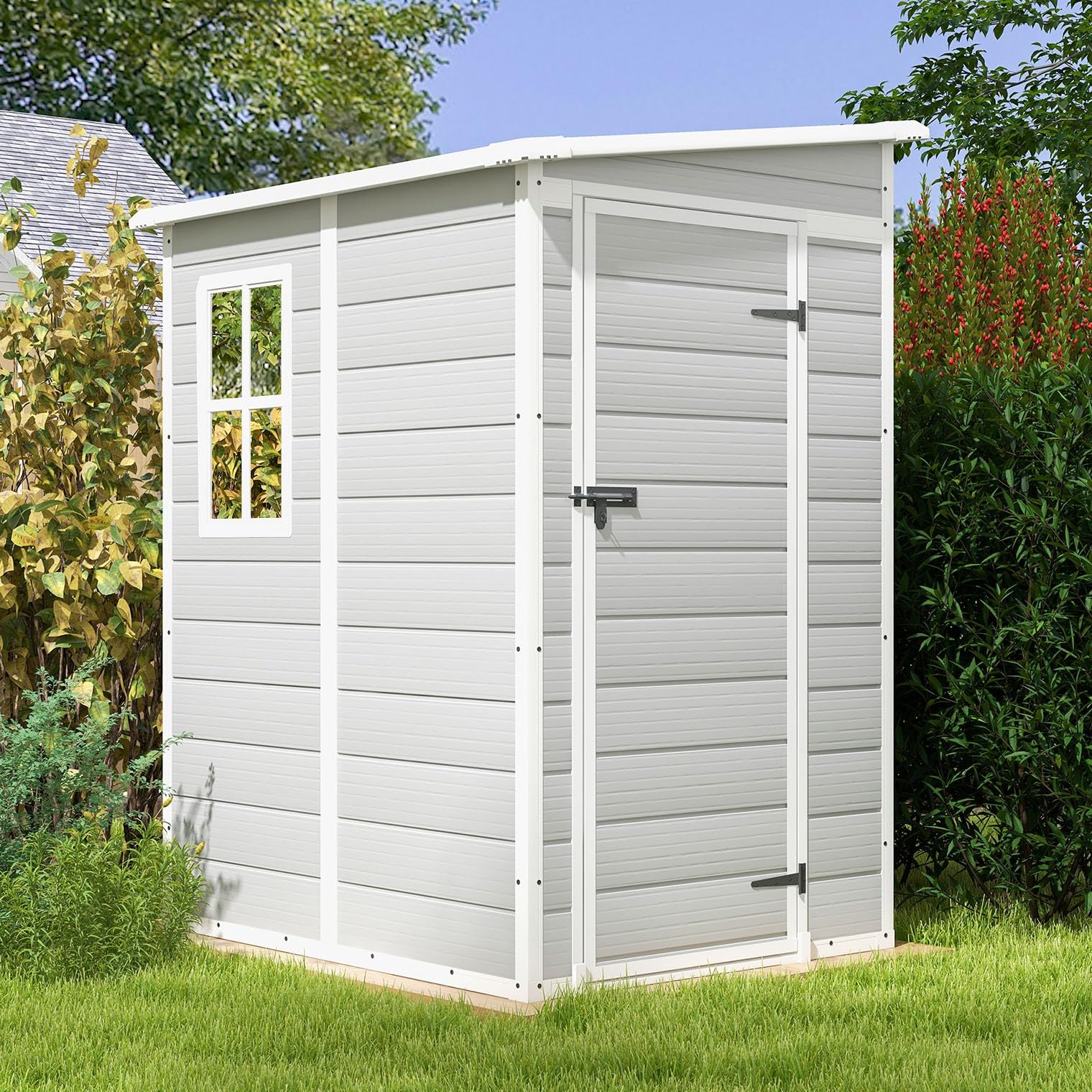 Patiowell 5x4 FT Outdoor Storage Shed with Floor