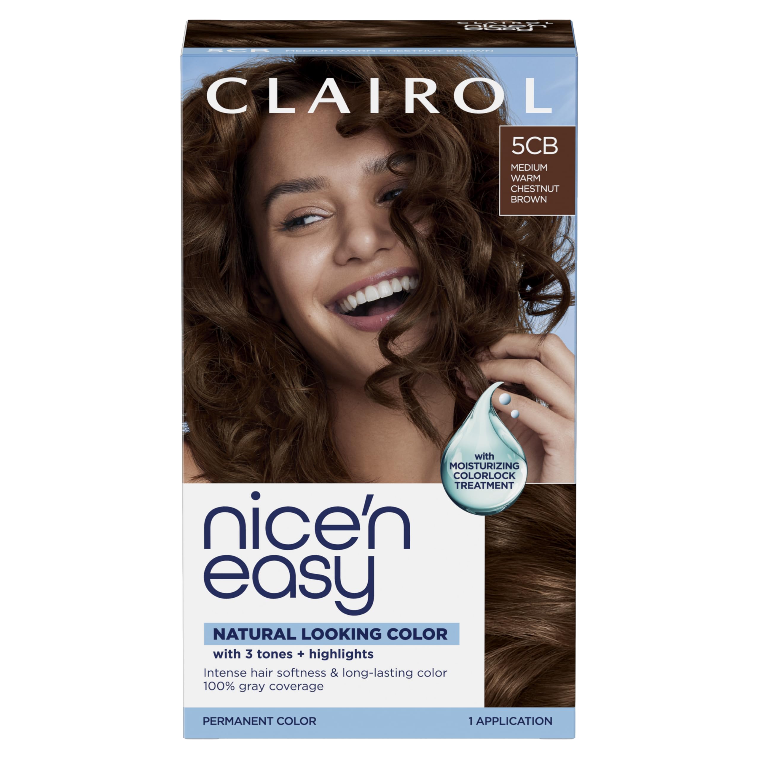 Amazon.com : Clairol Nice'n Easy Permanent Hair Dye, 5CB Medium