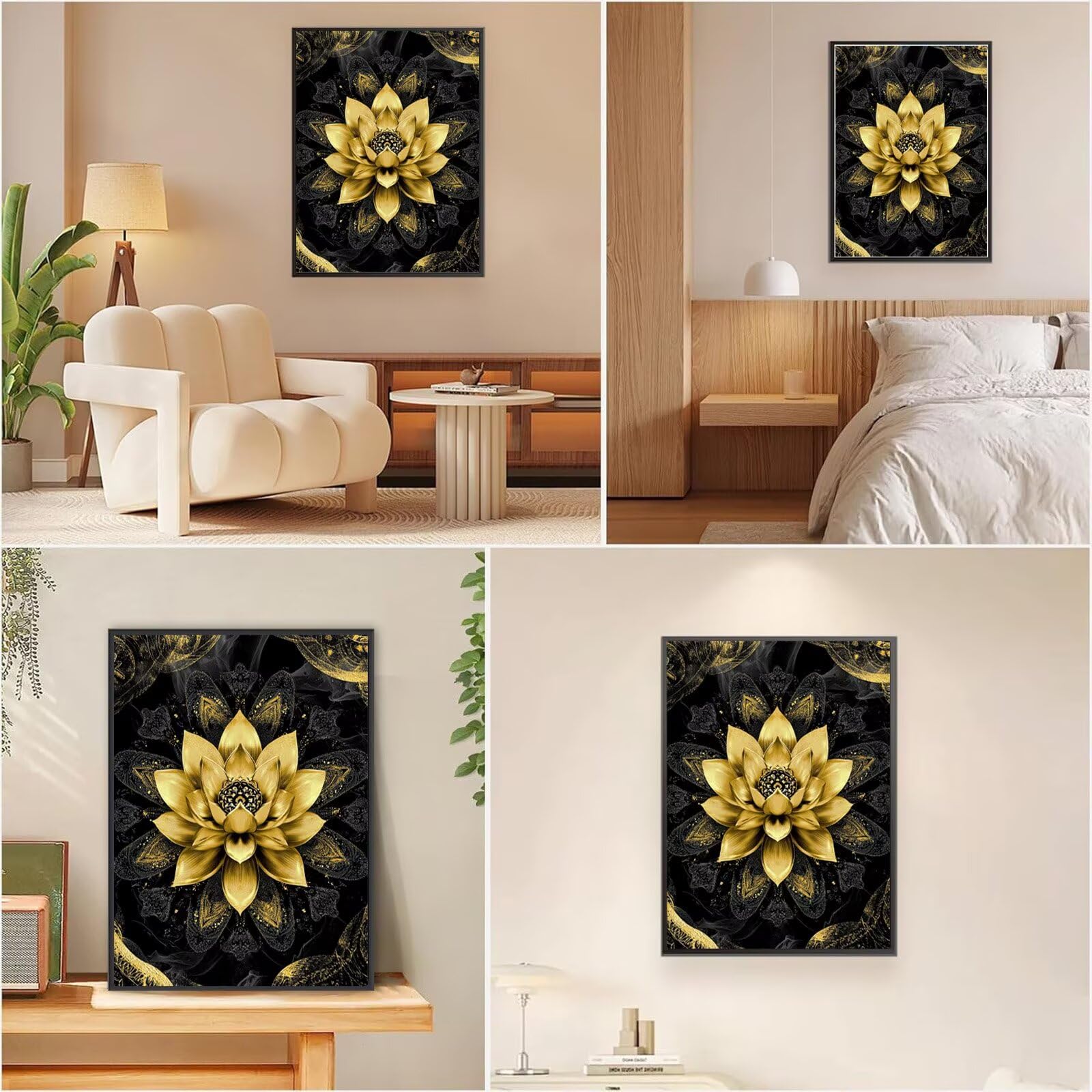 Mandala diamentowe malarstwo kwiatowe, 60 x 80 cm, pełne wiertło, diamenty, dla dzieci, dla początkujących, zestaw do majsterkowania, dla dorosłych, kreatywny zestaw do dekoracji pokoju, na ścianę