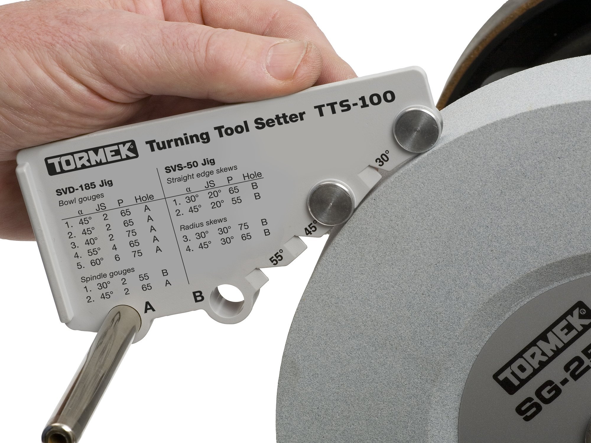 Woodturning Tool Sharpening Kit Tormek TNT708. A Complete Turning Tool
