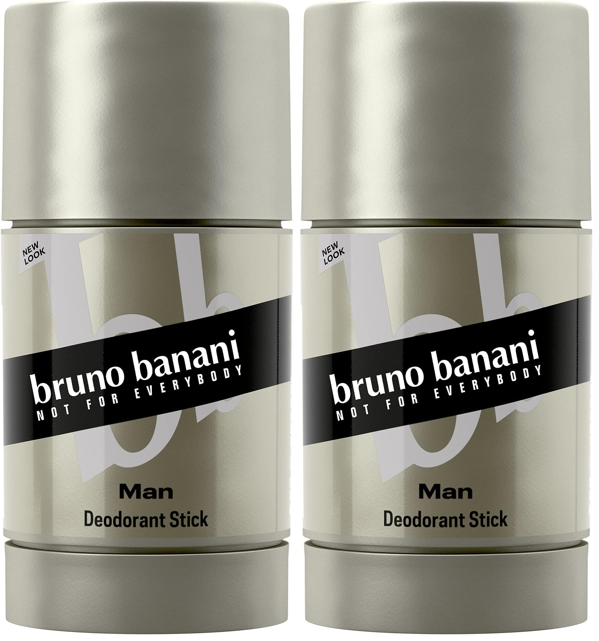 bruno banani Man Deodorant Stick - Herb-aromatisches Herren Deodorant, 1x75ml (Packung mit 2)