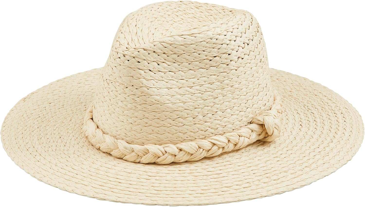 Mud Pie Women's Women's Braided Straw Fedora